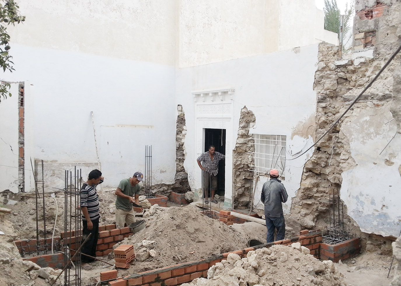 DAR MIM, construction site