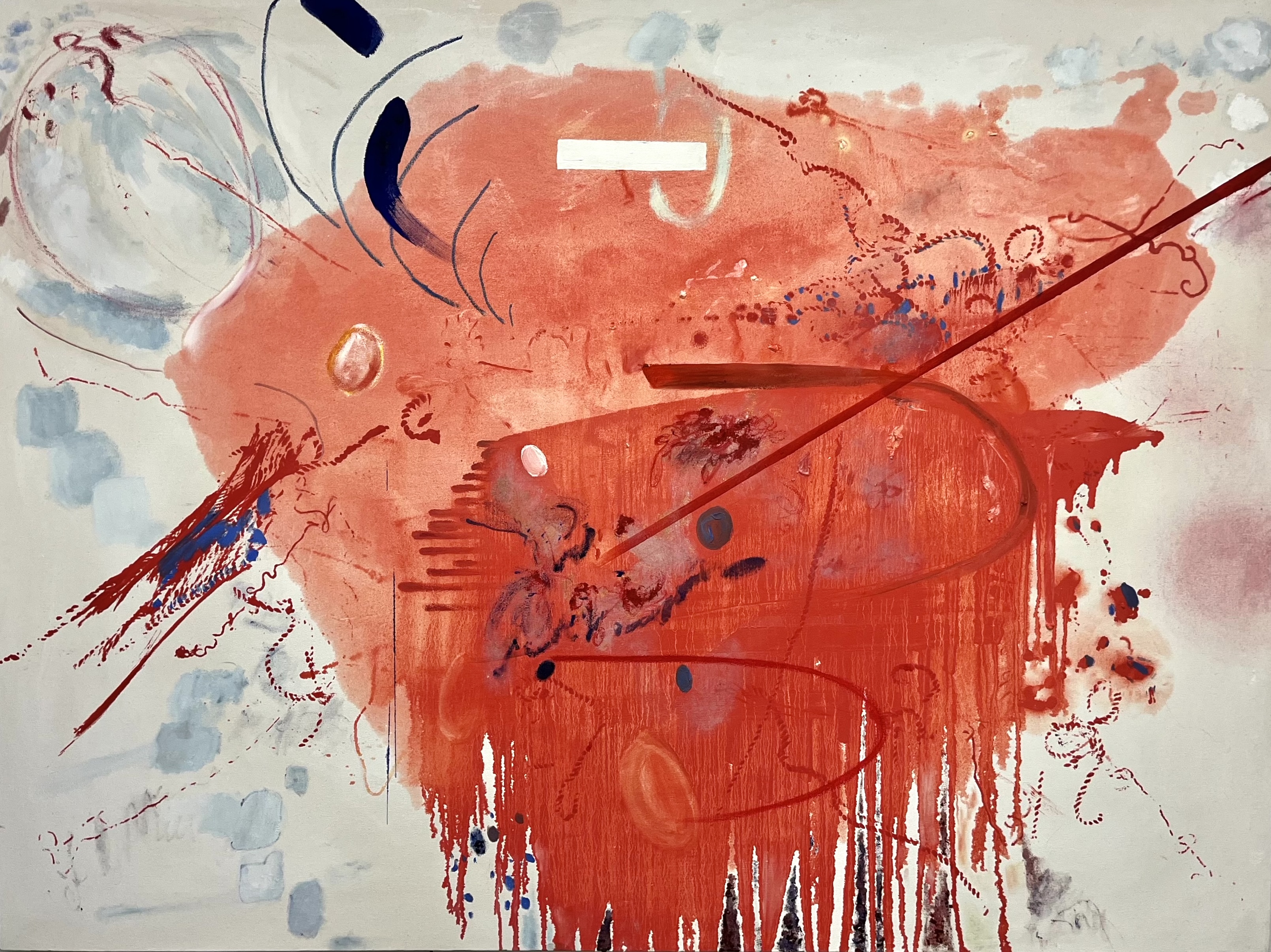 Lab No.22, 2022 Oil on canvas 48x64in