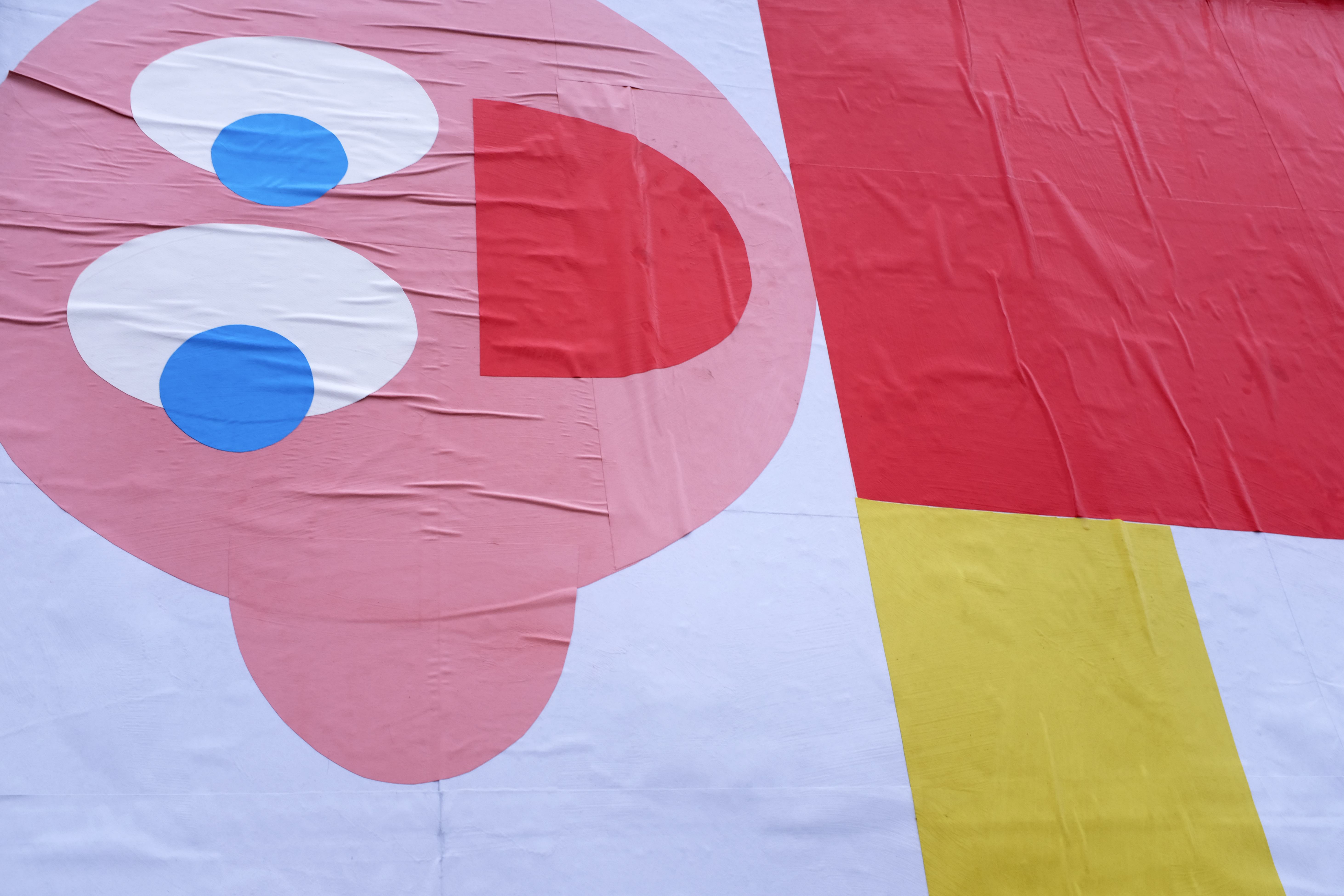 Männchen Billboard (2023), Paper on Paper, 356 x 252 cm