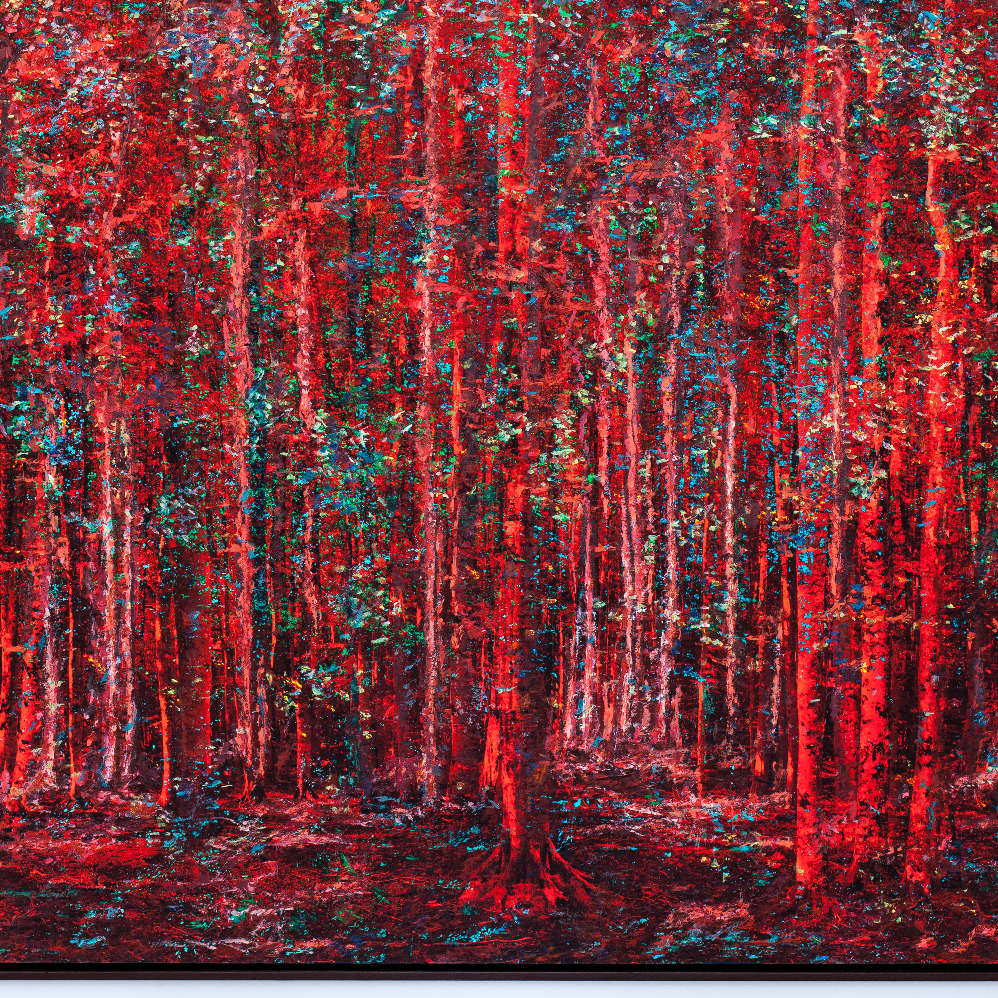 "Dreams that you dream", rouge, 131x80cm, 2021