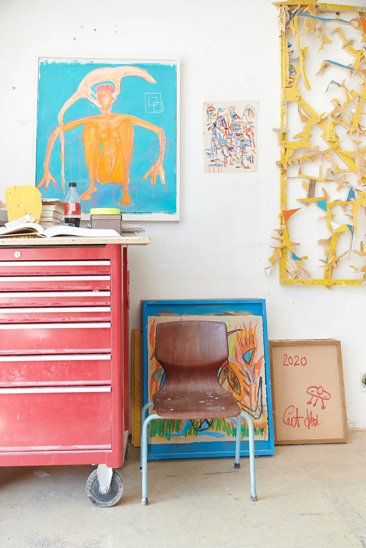 art magazine, studio visit and interview