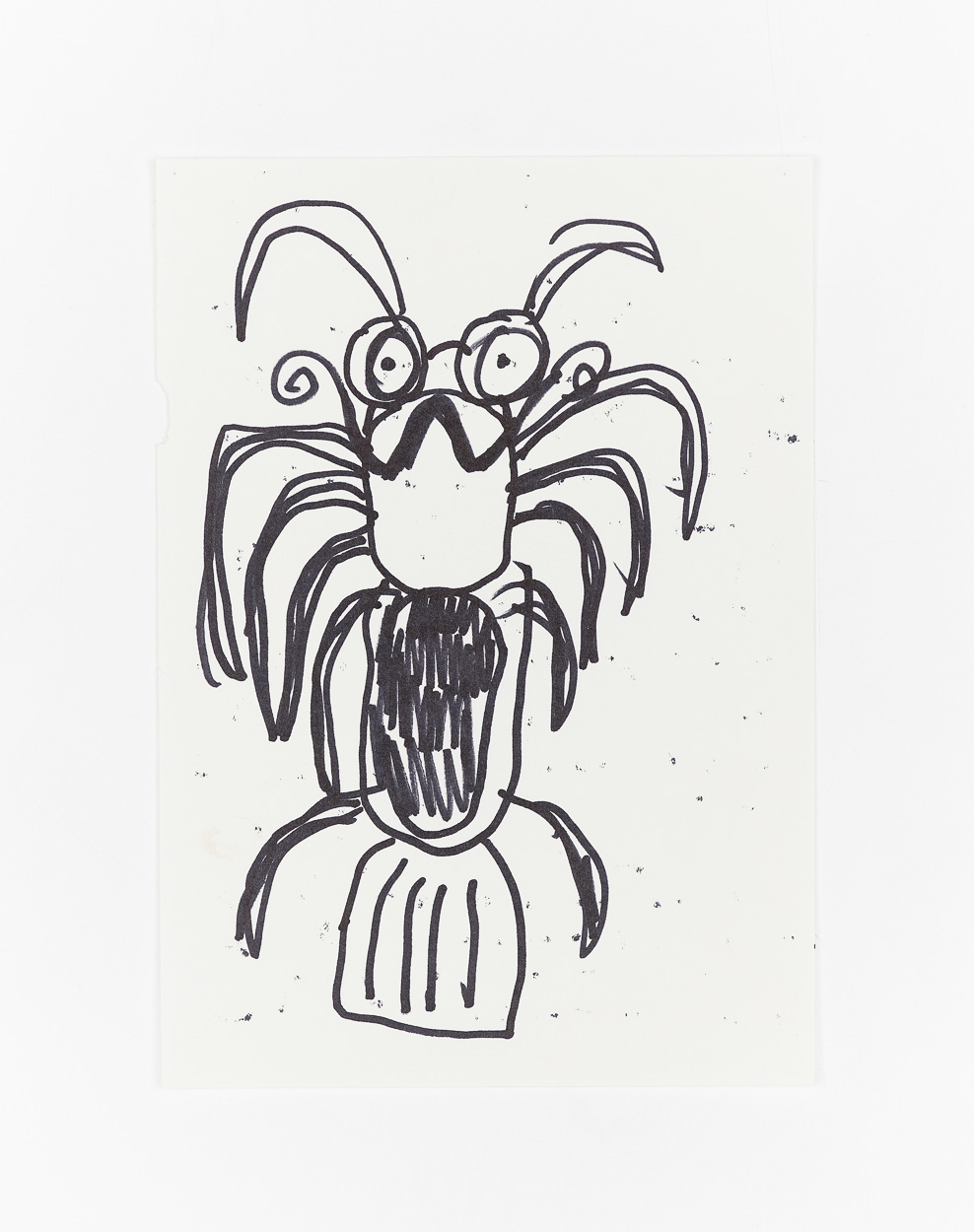 Untitled, 2020. marker on paper. 26cm x 18cm