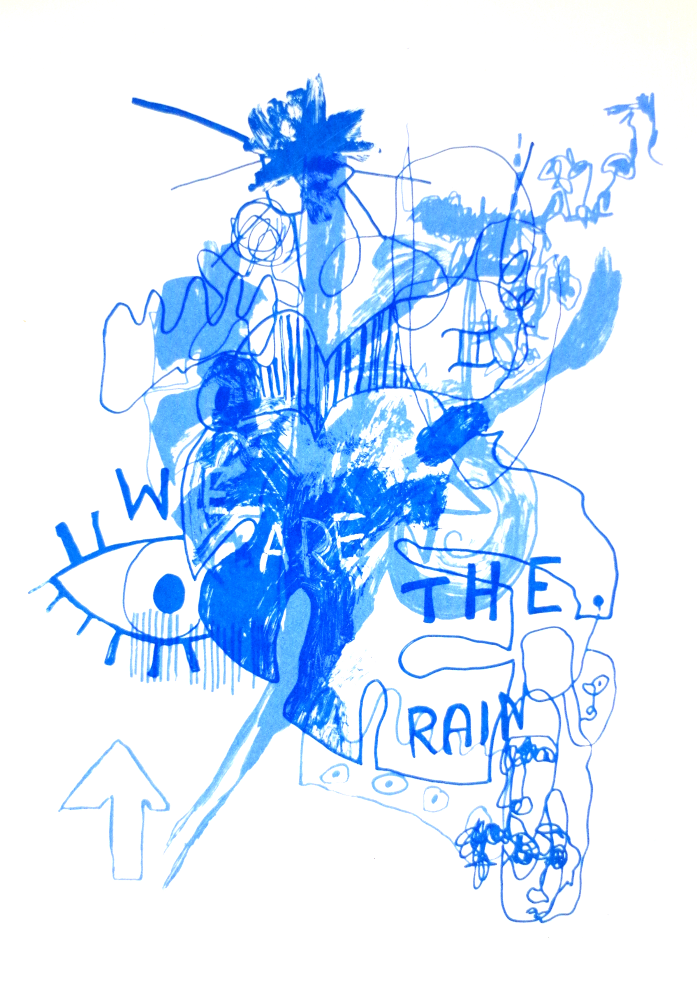 ↑ We are the rain - Screenprint