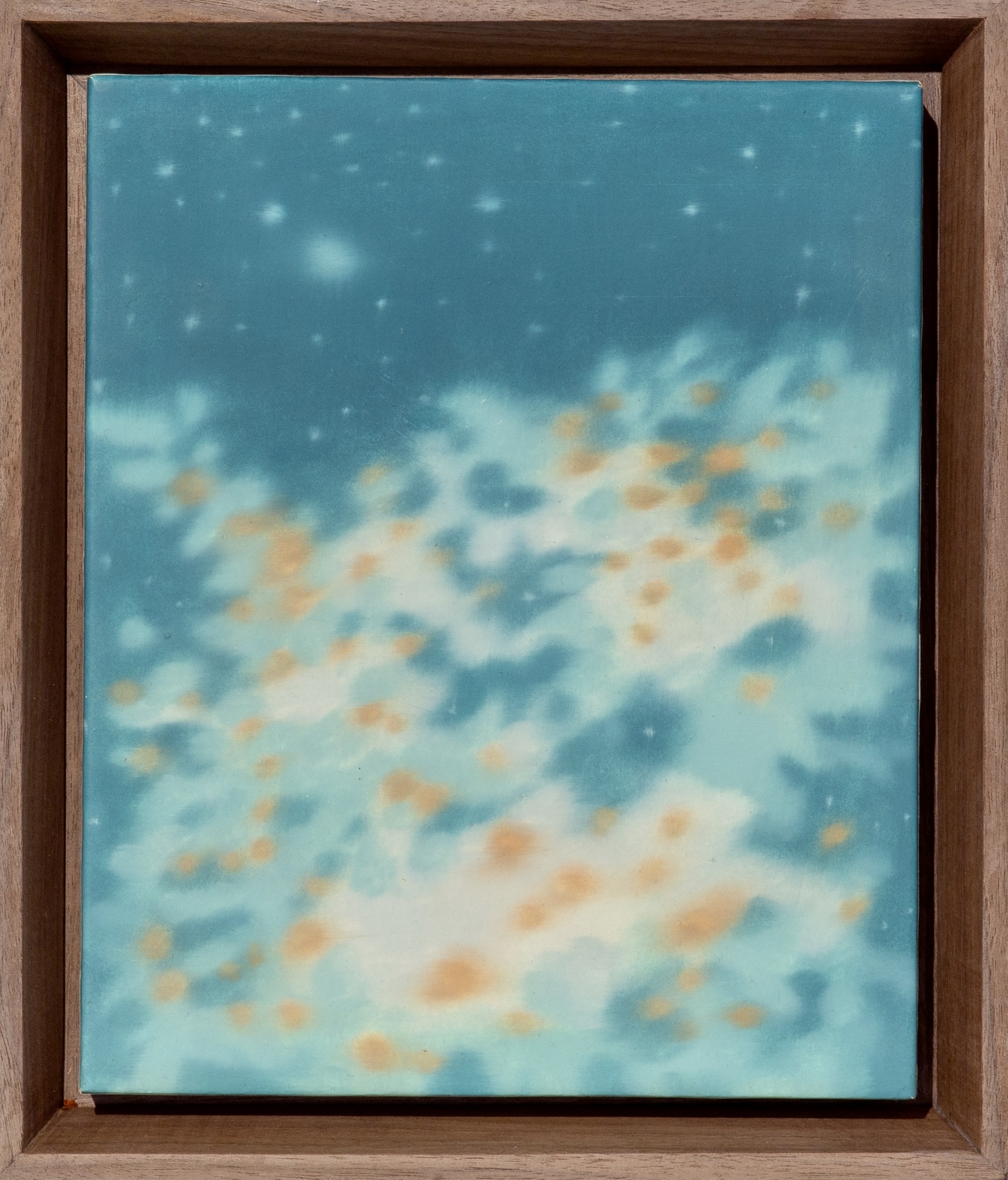 Bloom in the Night_07, Oil on paper, 23 X 19cm, 2024, Private collection