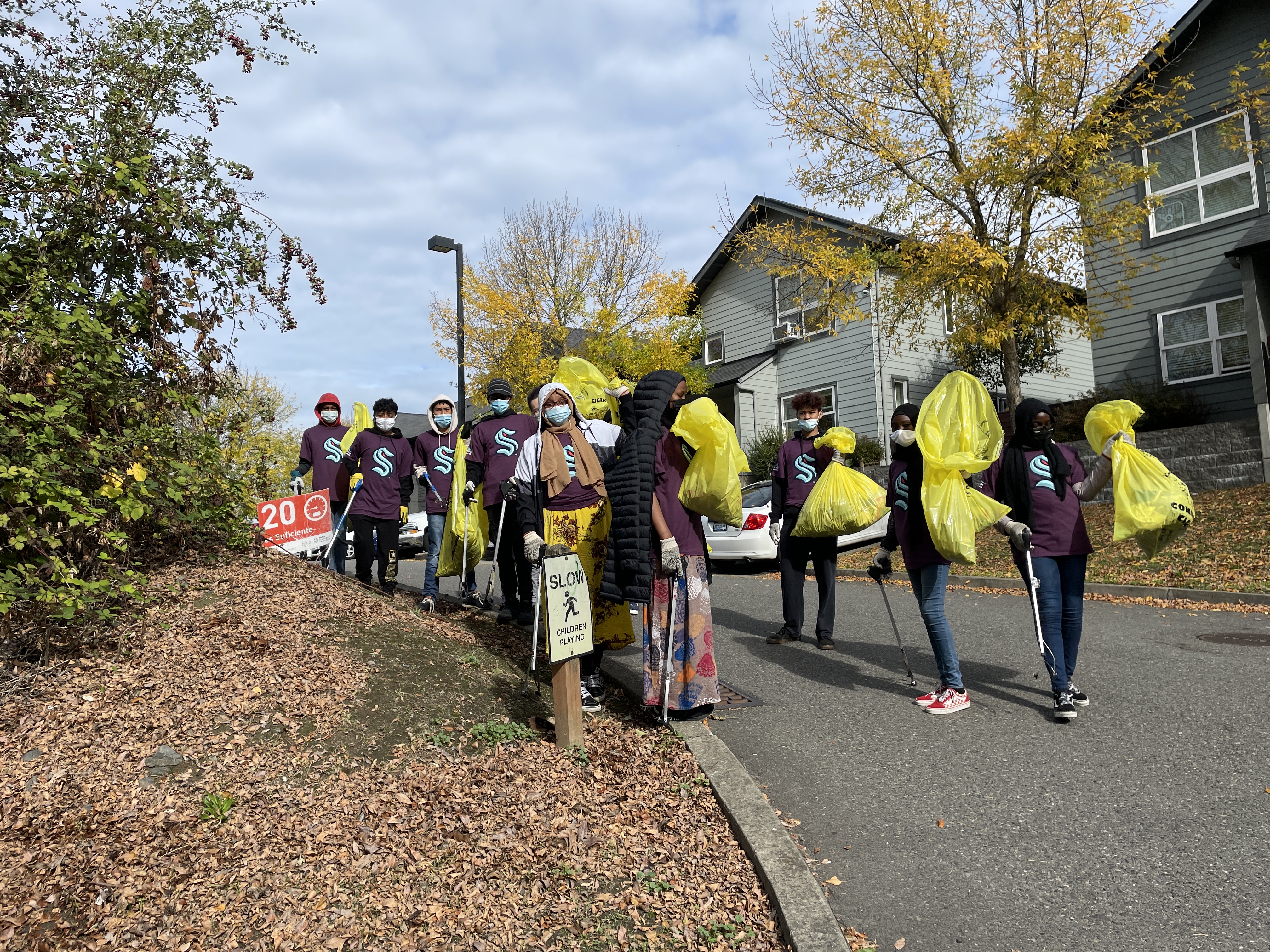 Community clean-up in South Park