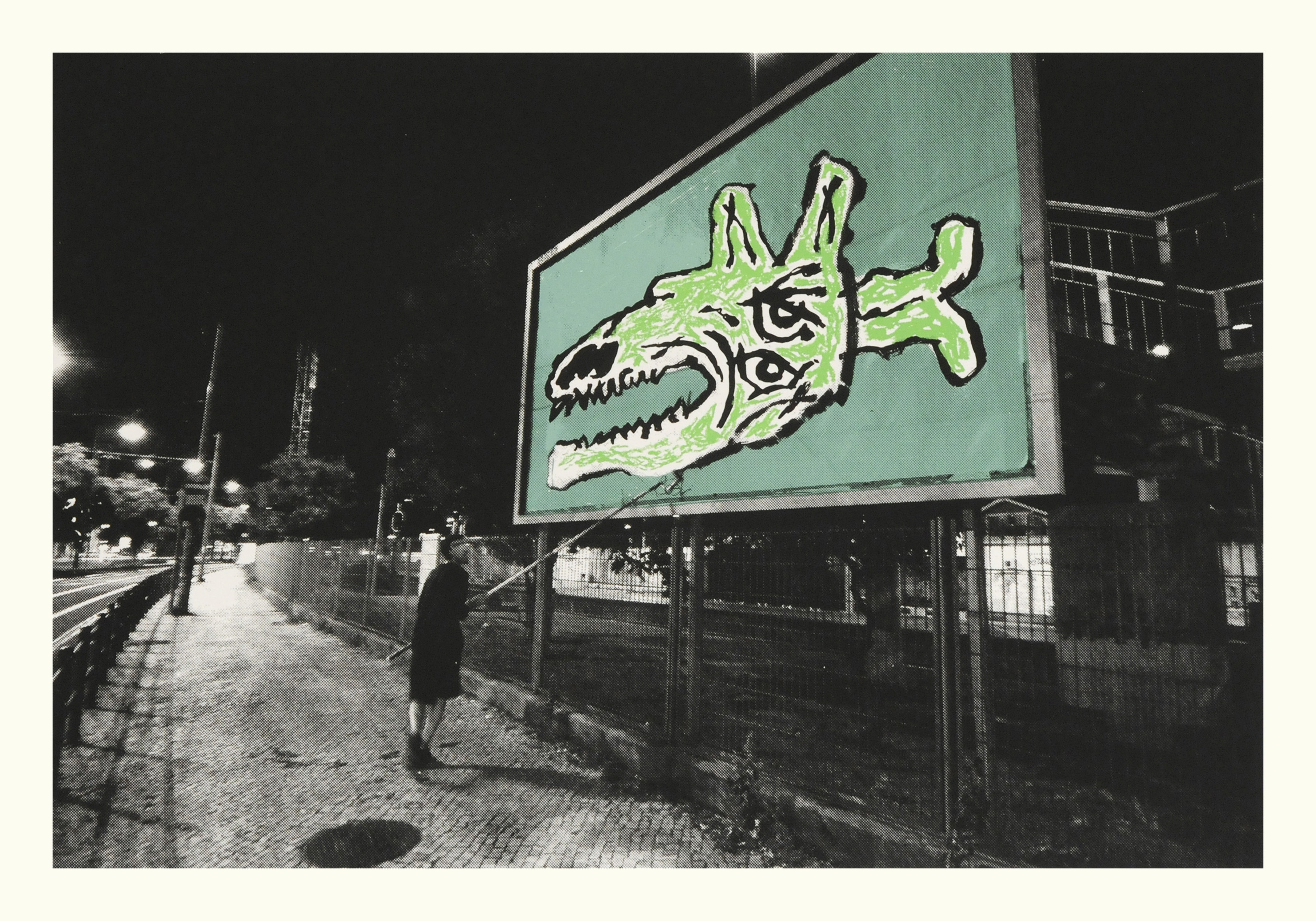 Amo-Te Lisboa #9collaboration with Tanguy Bombonera, screen print on paper, printed by 56Fili, edition of 10, 35x50 cm, 2015