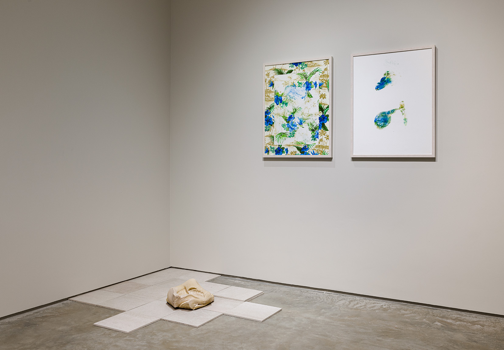 Installation view of "In Absentia," 601Artspace. Photo by Etienne Frossard.