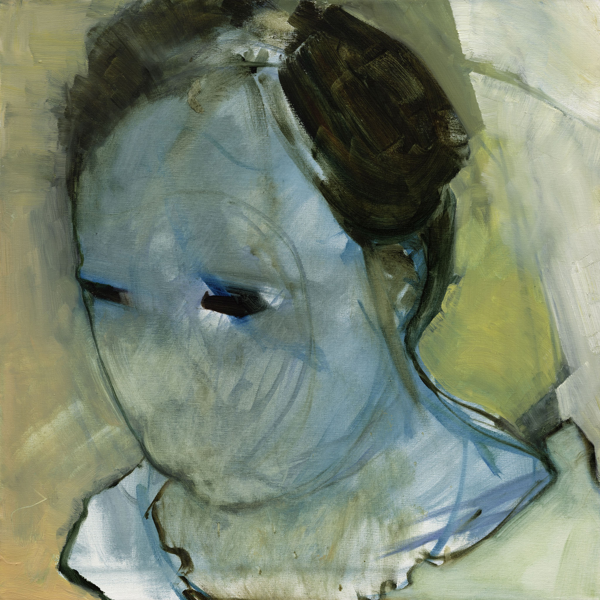 Blue 24x24 oil on canvas 2006