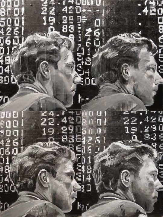 Quarter  (1996 - )acrylic/canvas  36x48”