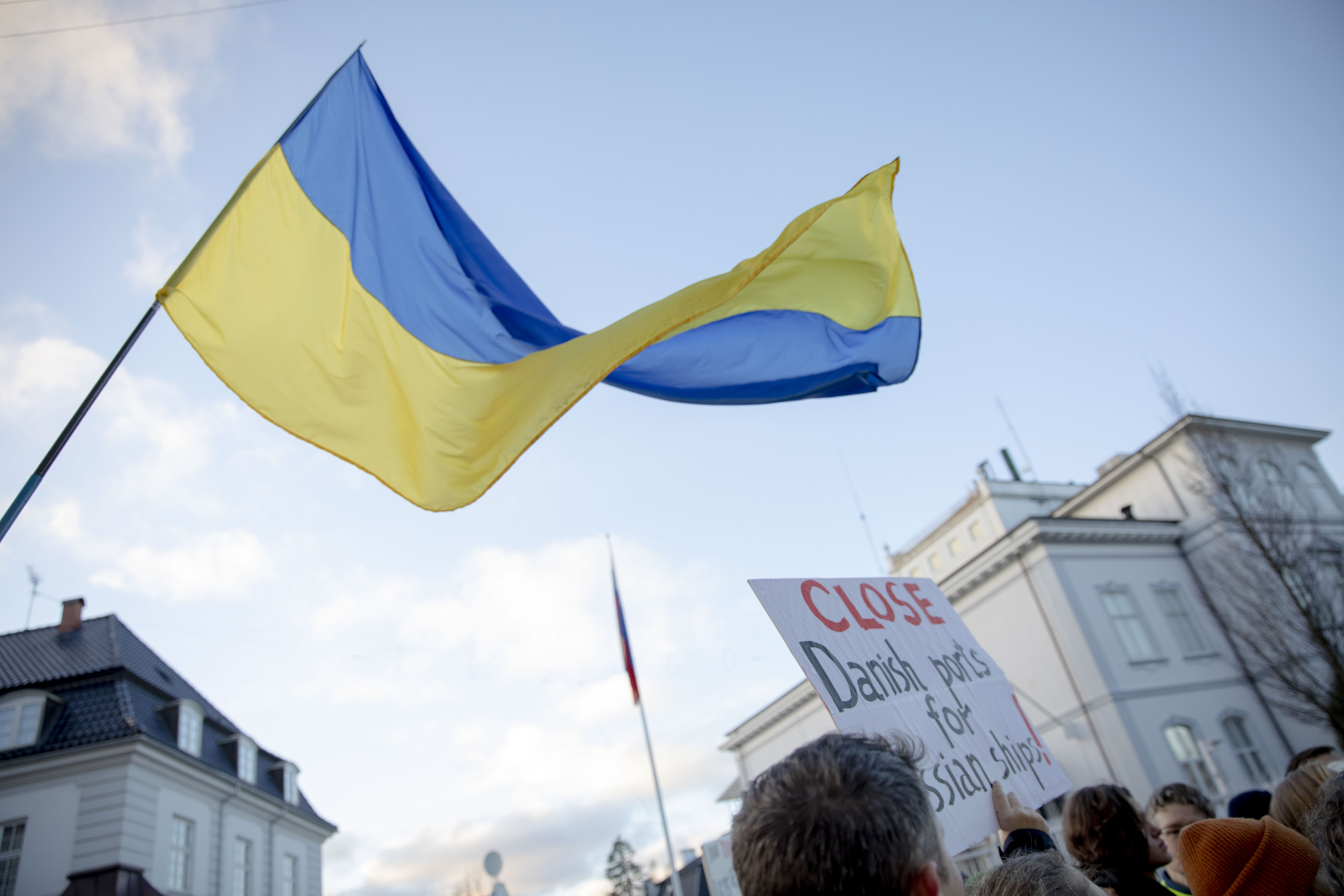 Demo mod Ruslands invasion af Ukraine, Østerbro 2022