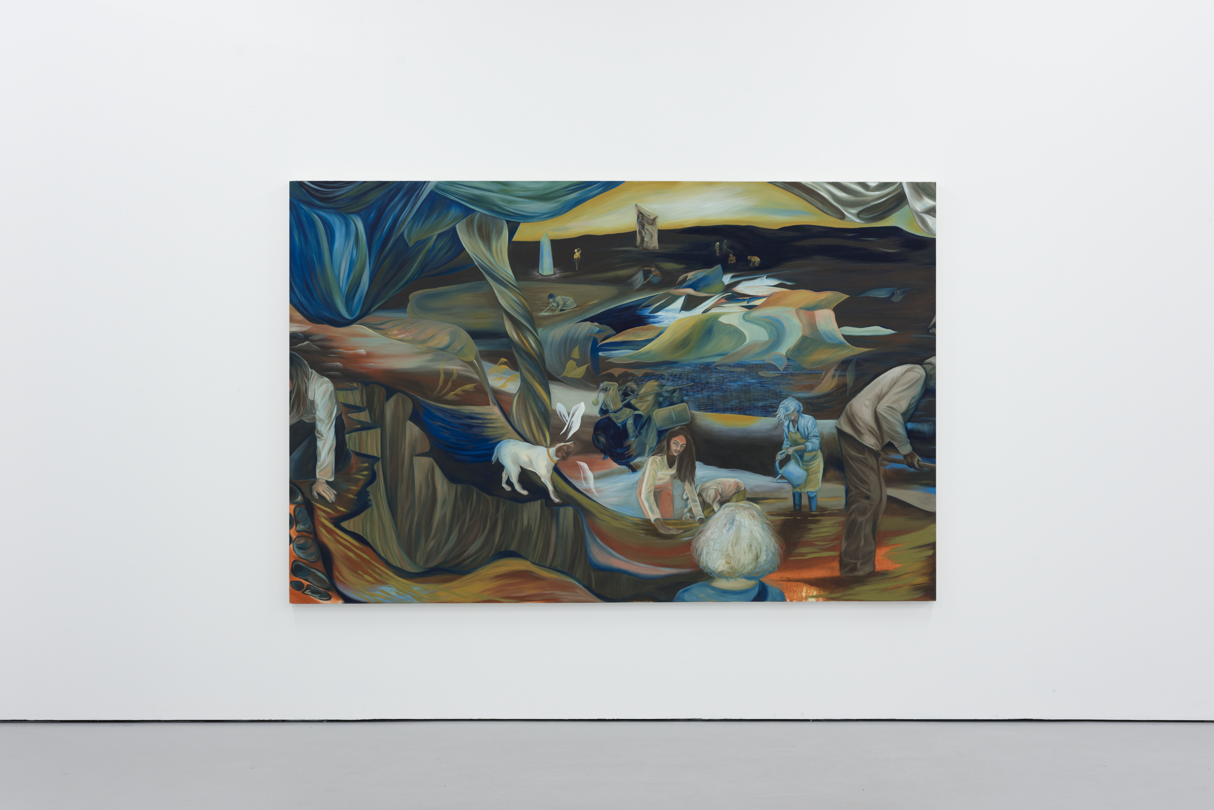 'A Stage or Setting', Oil on canvas, 230x150cm