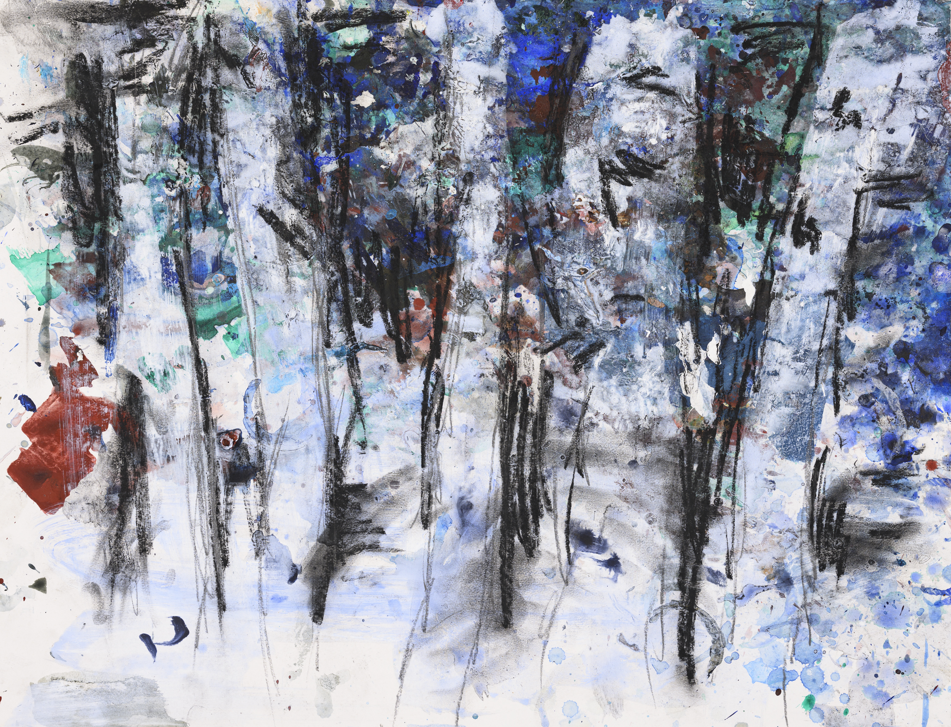 Study of nature 5061Acrylic on paper 50×65cm