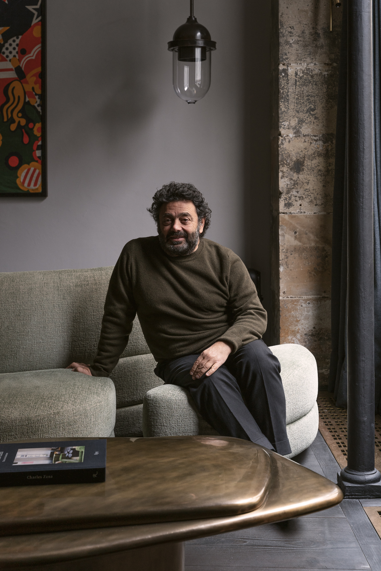 Charles Zana at his Parisian gallery