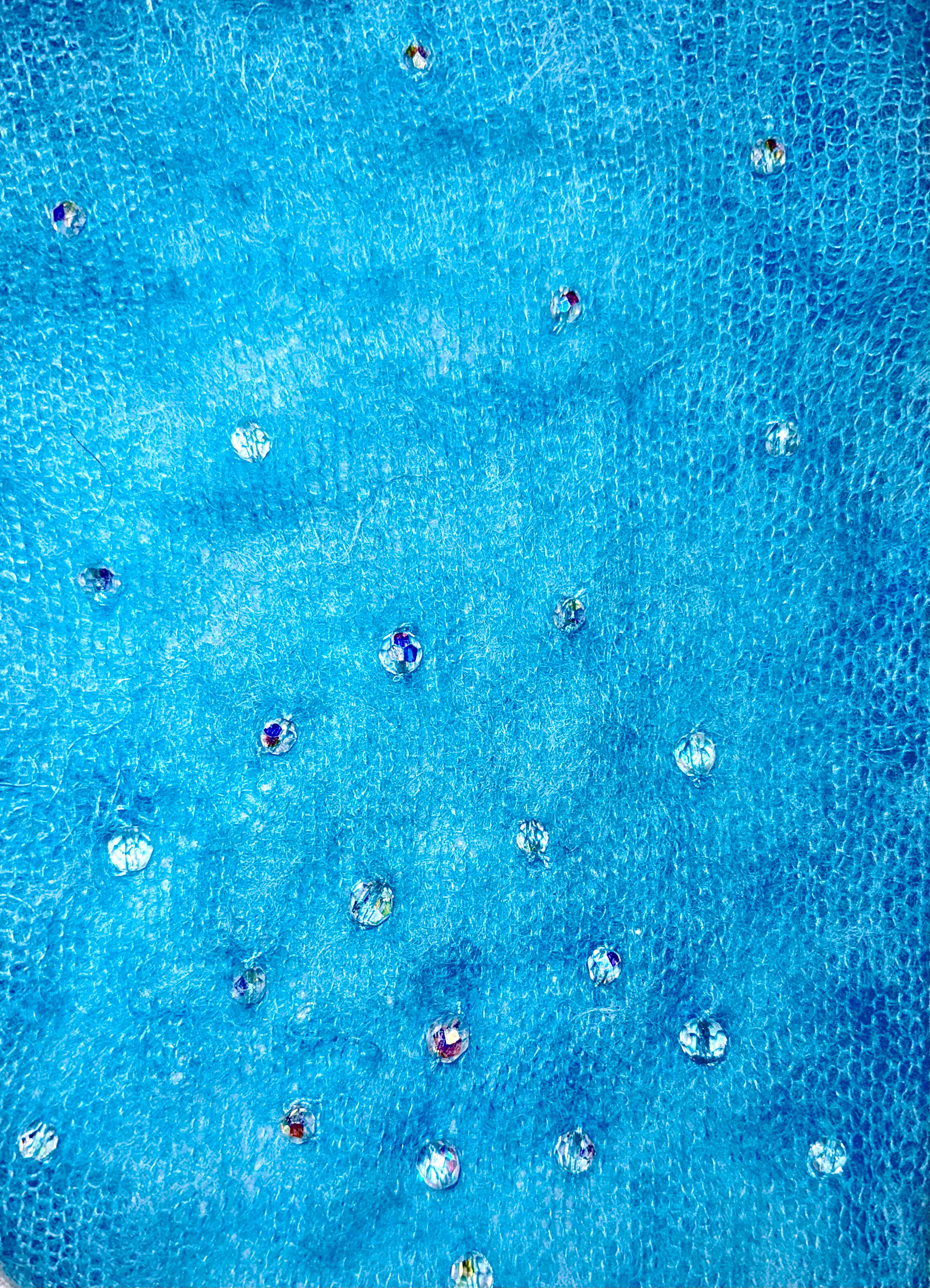 b mohair + crystal beadssingle bed 