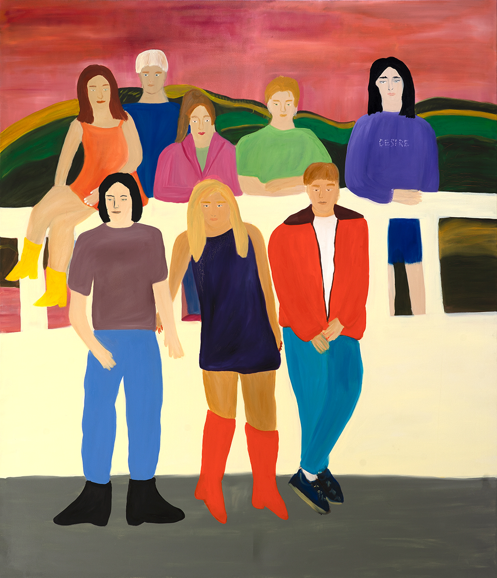 Beverly Hills, Oil on Canvas, 210 x 160 cm, 2023