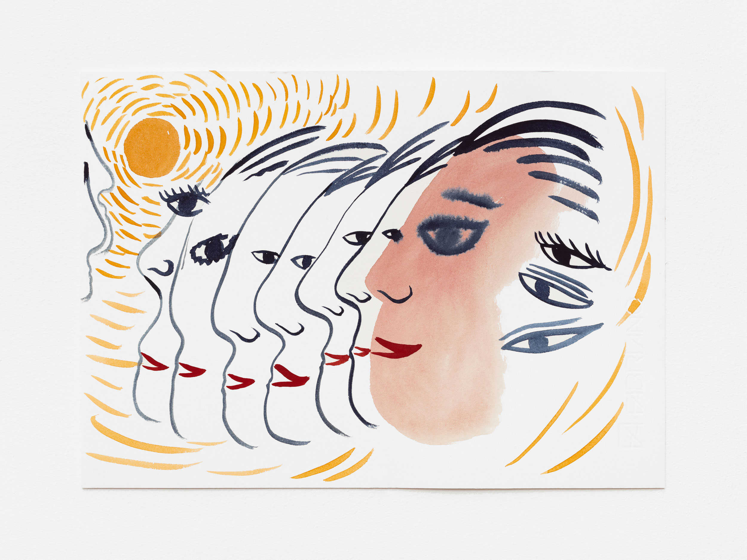 Next Day, 25 x 35 cm, watercolour on paper, 2020