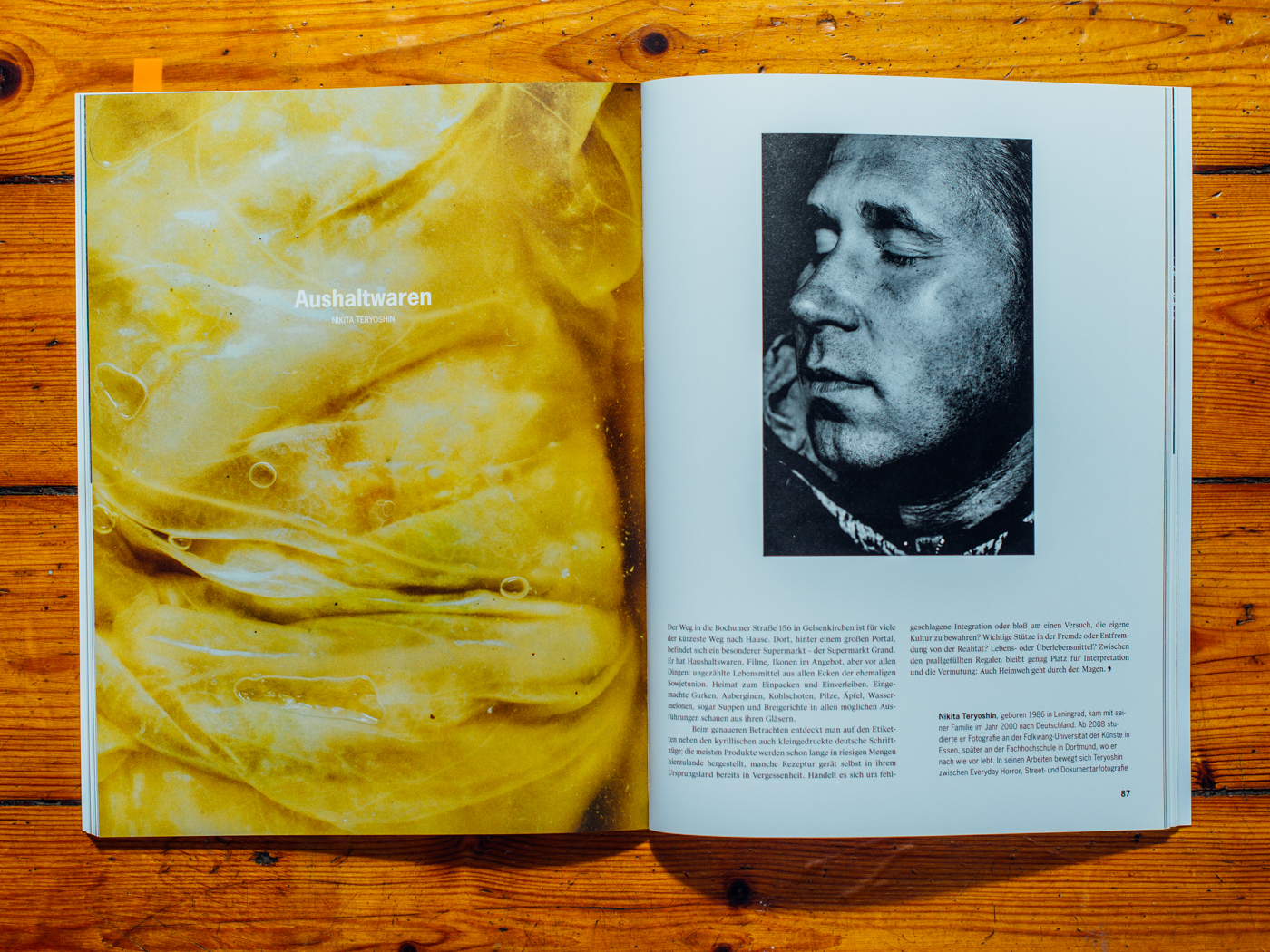 Emerge Magazin #1 / Bilder aus der Serie "Ueckendorf Compression" &uuml;ber einen russsichen Lebensmittelladen in Gelsenkirchen, Fr&uuml;hjahr 2015