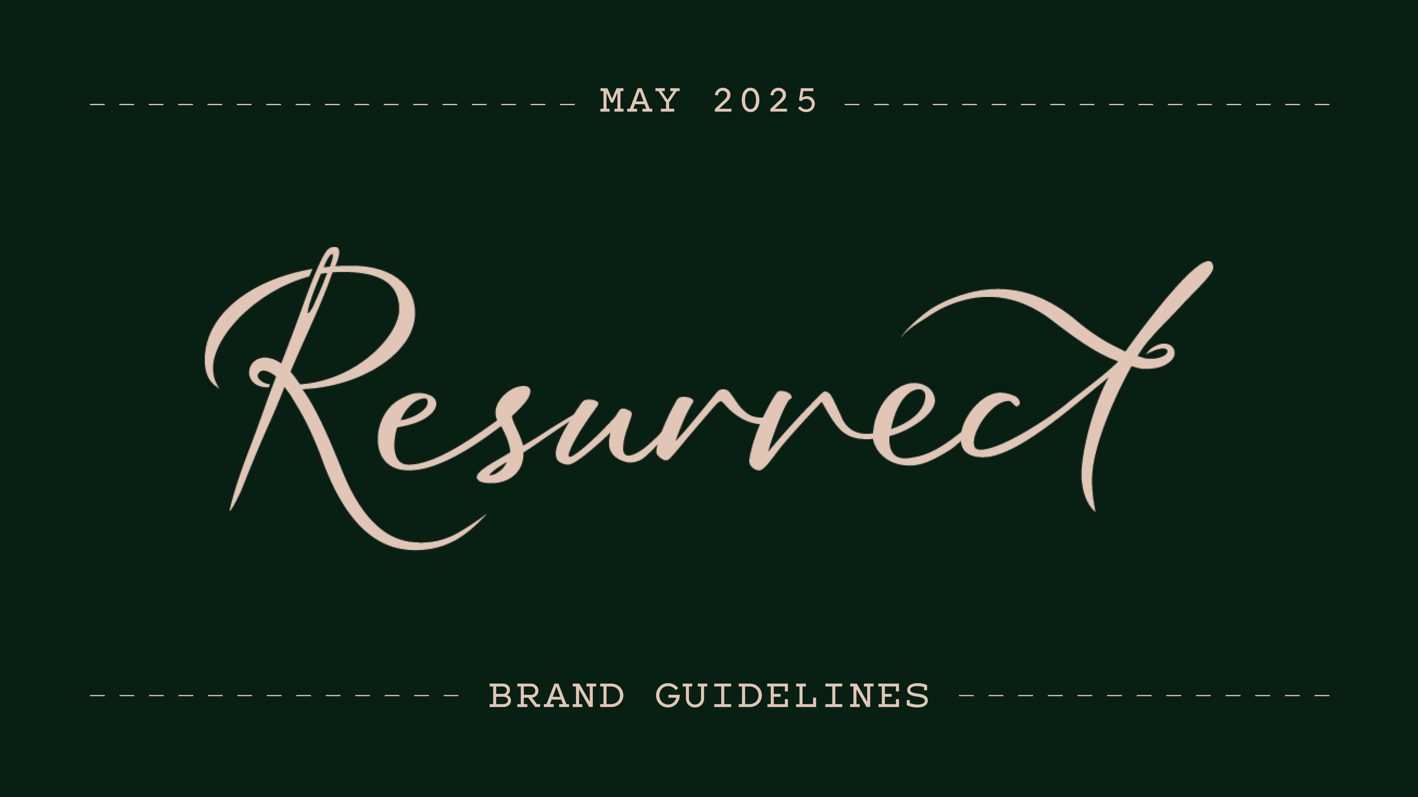 Resurrect Brand Development