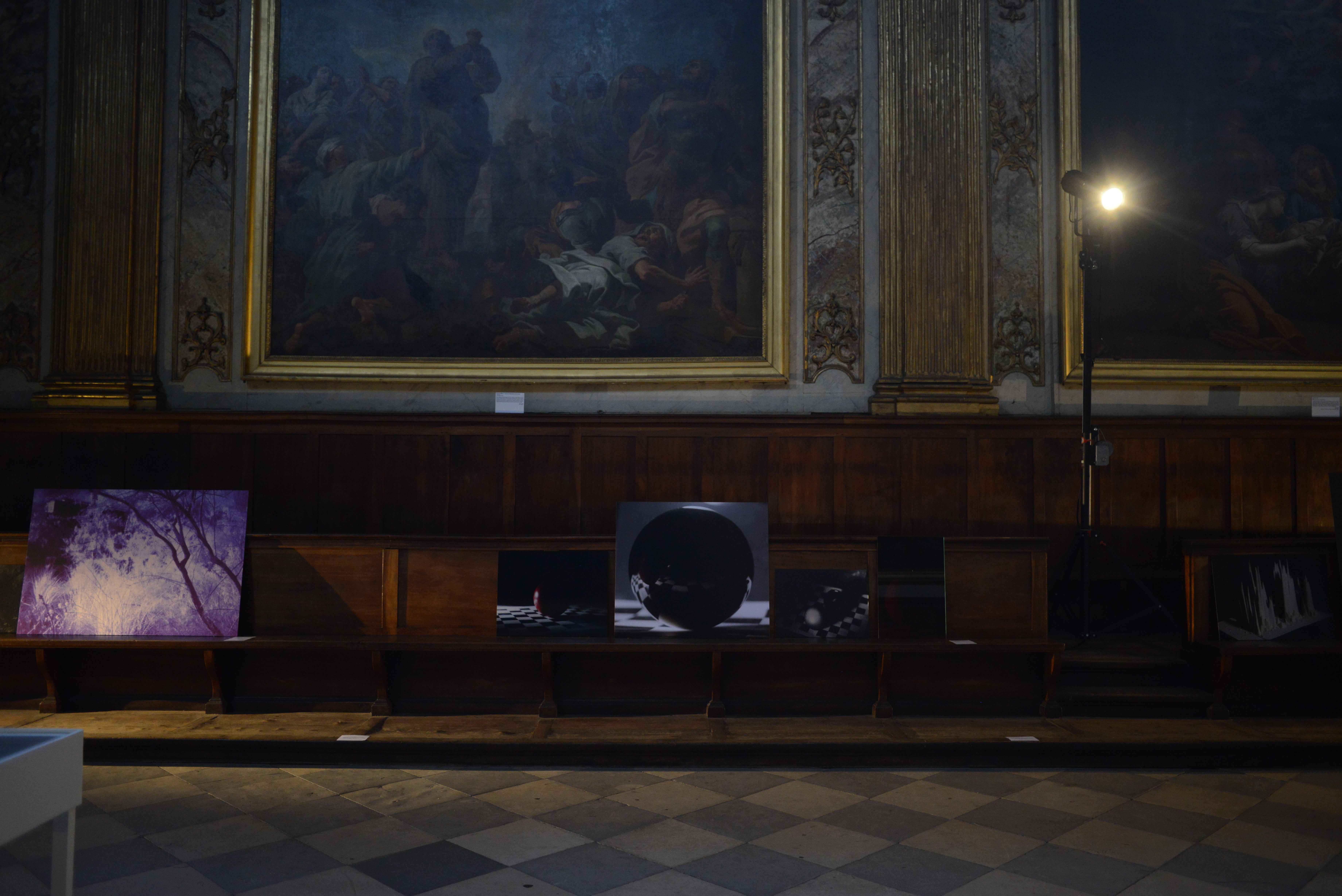 Vue d'exposition, Turbulences, Chapelle des Carmélites, Toulouse, 16 octobre - 1er Novembre 2024