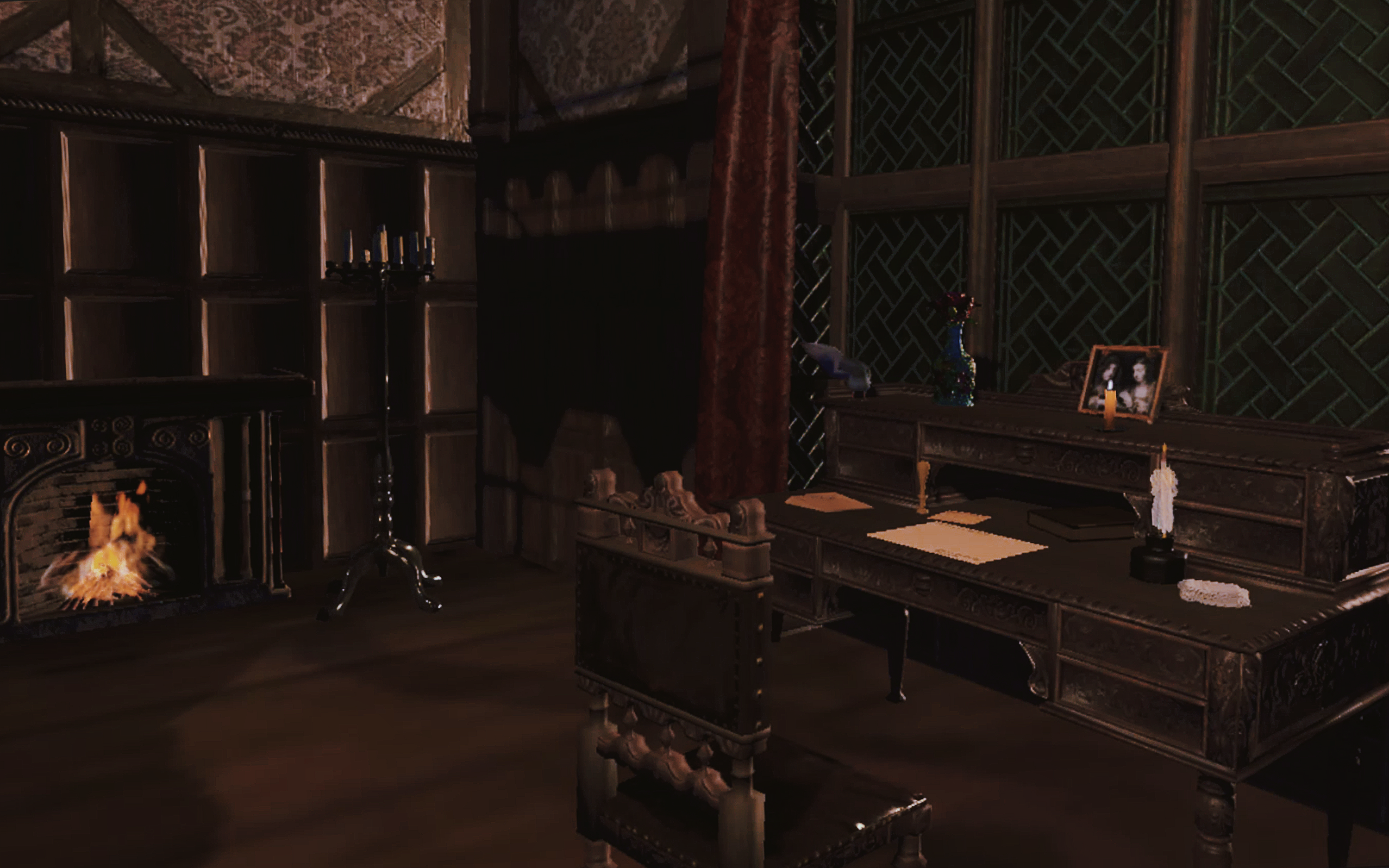 Quill Pen Scene Built Based on ChatGPT-Generated Story