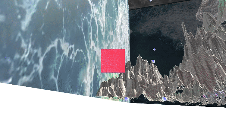 "Falling Leaves" video installation, 2021