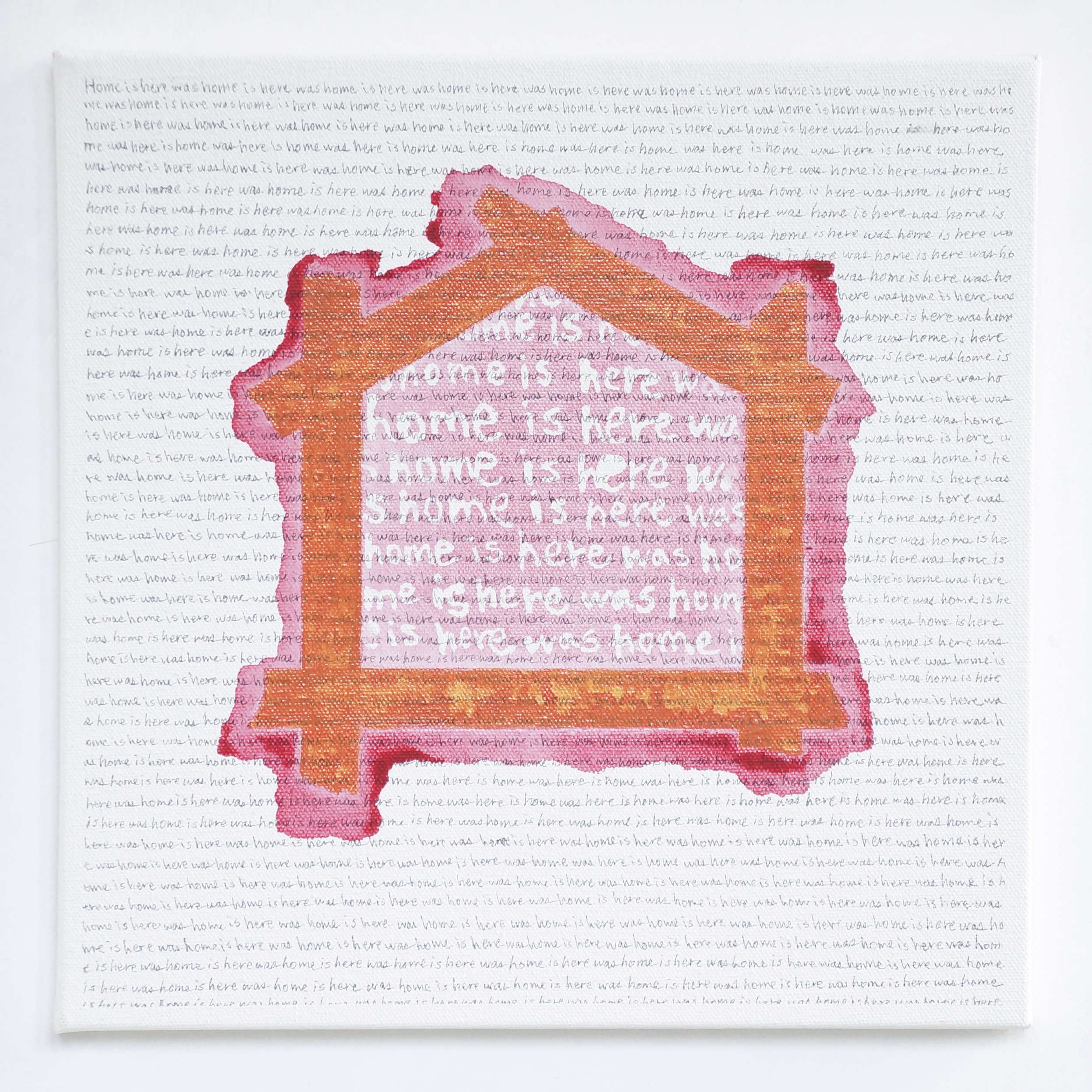 Map of Home (Home is Here was Home)2014Mixed Media on Canvas12 x 12 inches