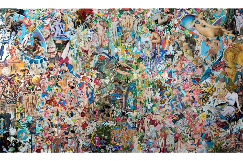 Mauricio GarridoParaíso, 2016Collage122 x 209 cm