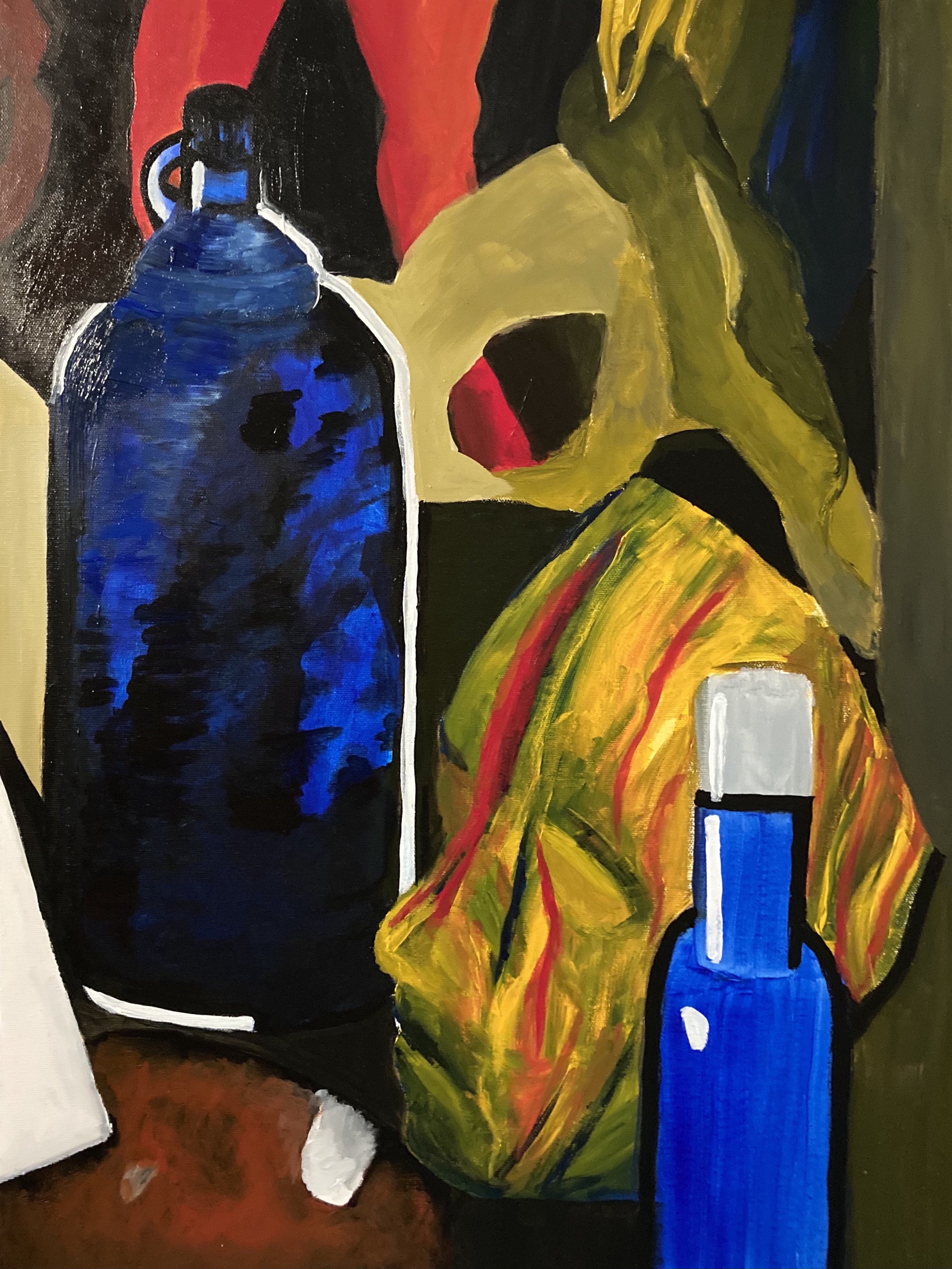 Sydney Jones, Familiar Essence, 2020, 18x24 inches, ART-202: Intermediate Painting