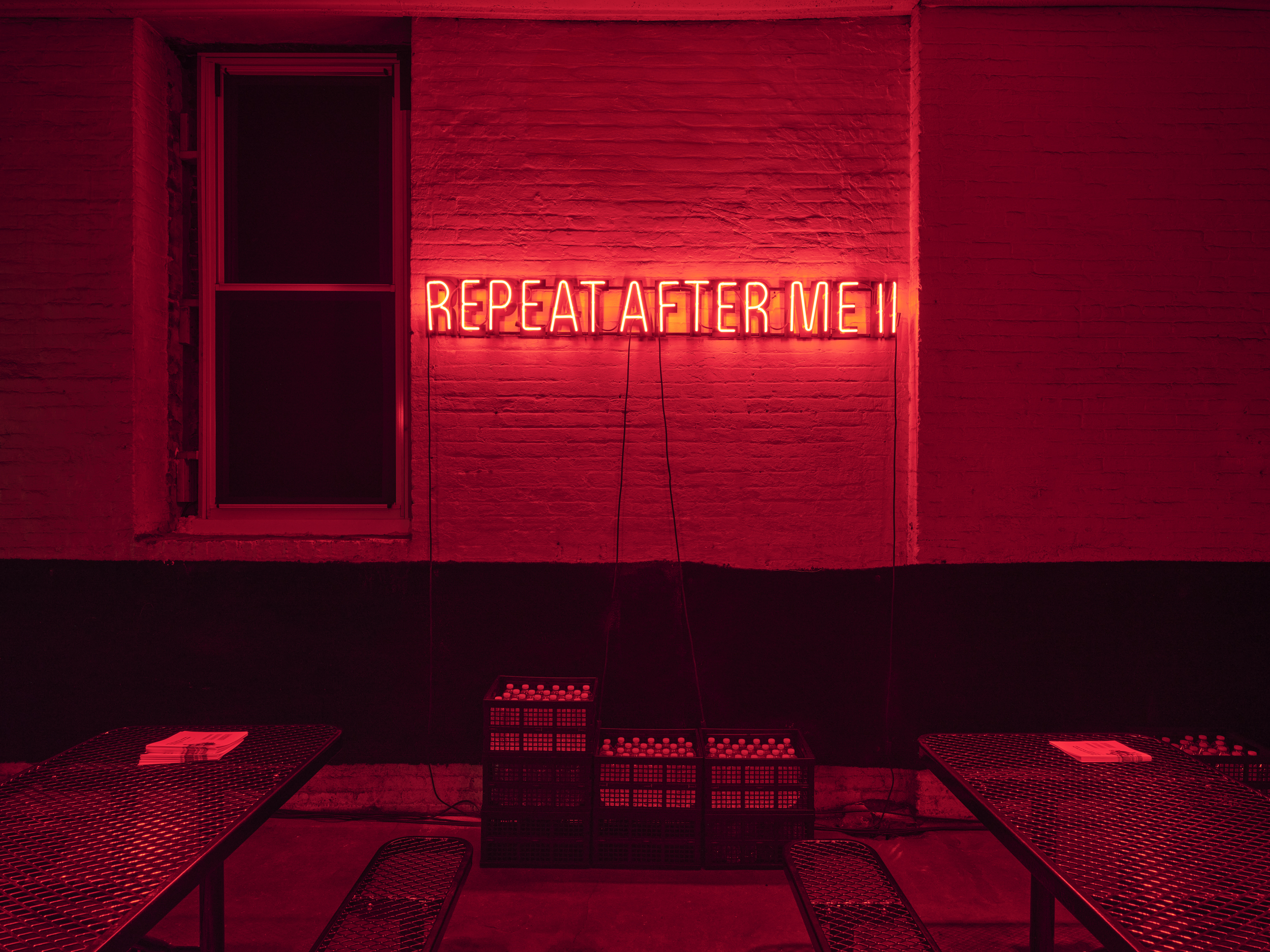 Open Group, "Repeat After Me II," 2022–2024. Installation view at 601Artspace.  Photo by Flaneurshan.studio.