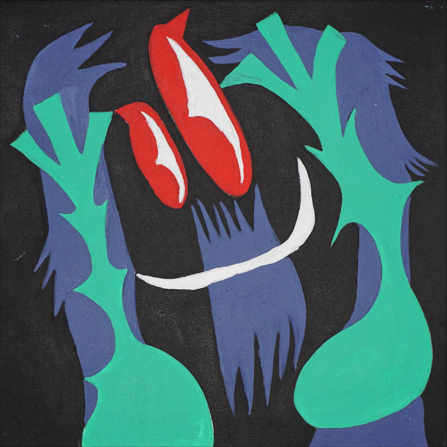 nightmare 30*30 cm Acrylic on Canvas  May. 2022