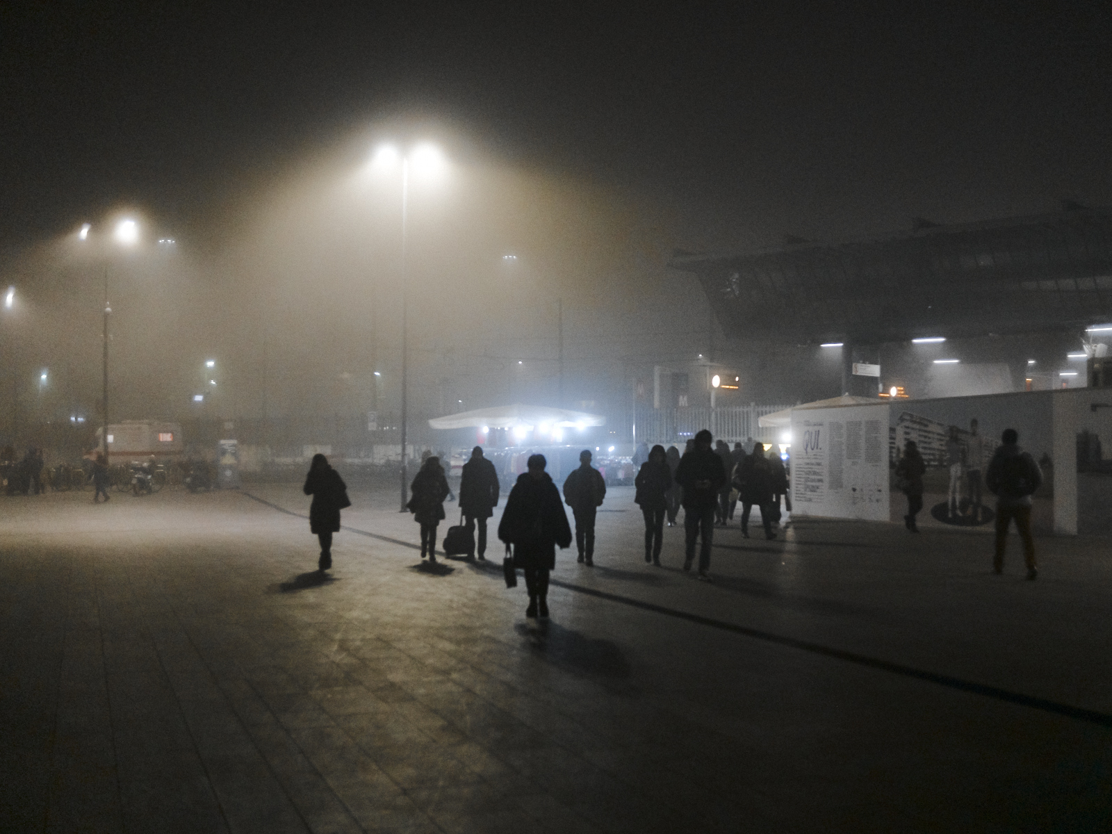 Train and Subway Station / Rear, Rogoredo, 2020