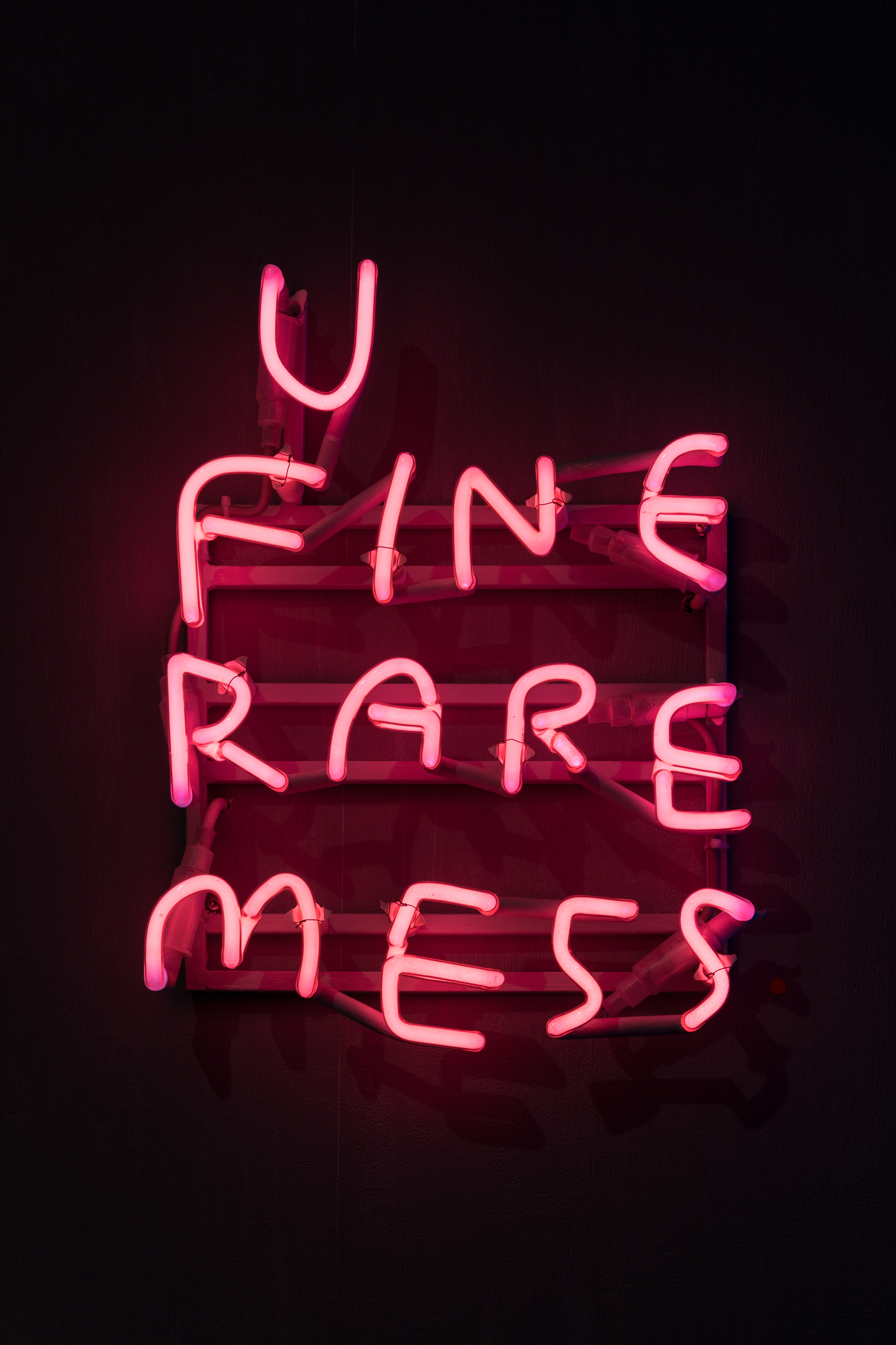 U. 2017Neon light39 × 29 × 05 cm