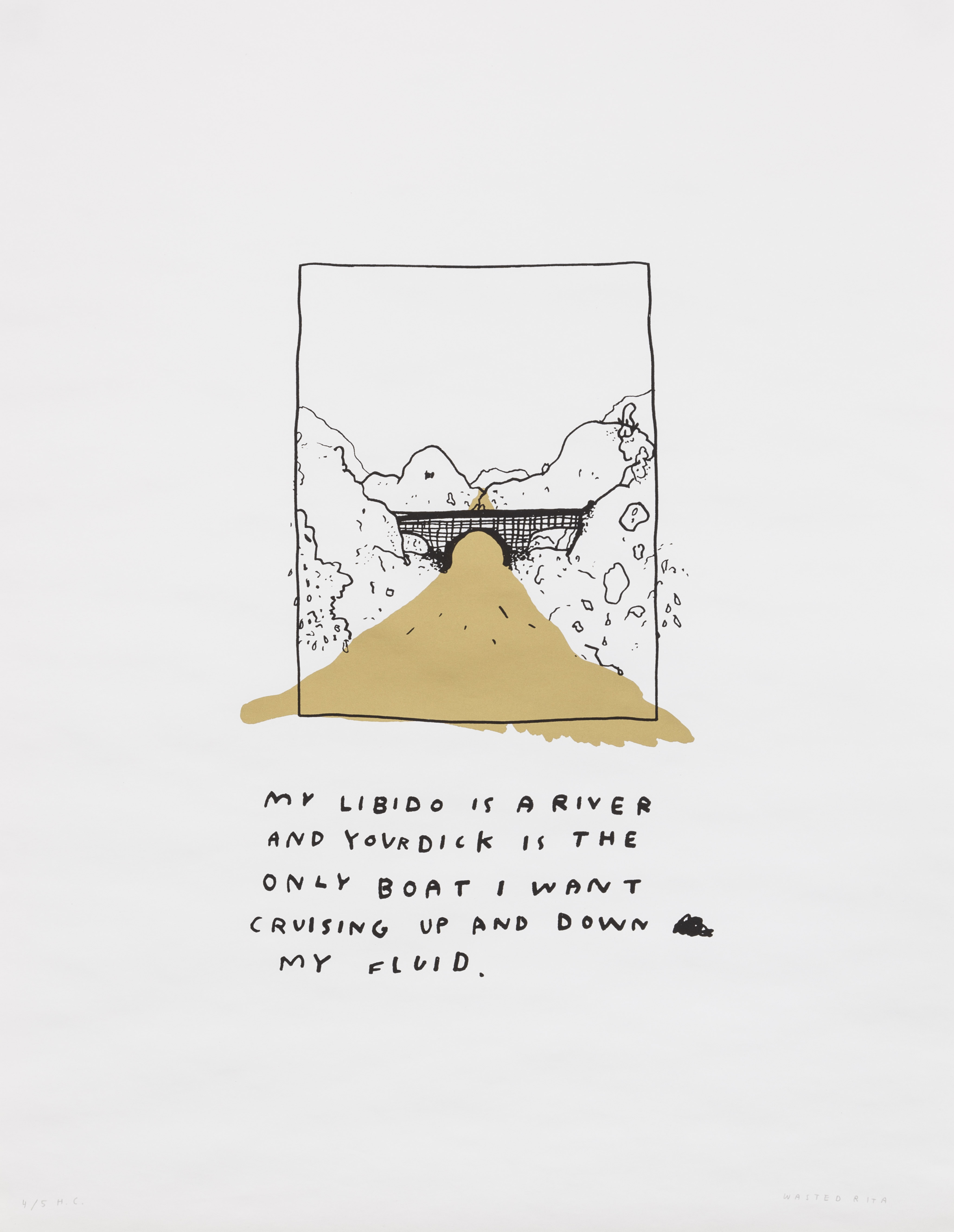 Doub(t)s. 2016Two-colour screen print on paper signed and numbered by the artistNewsprint 70 g/m2 paper75 x 59 cm