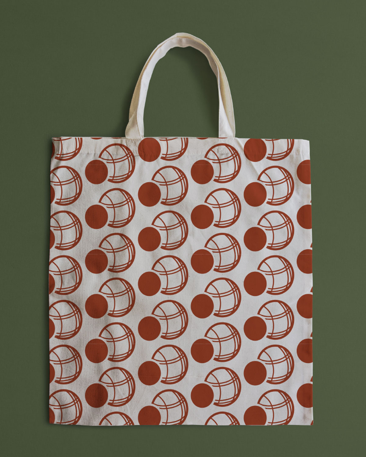 Patterned tote bag by Juliet Pintos