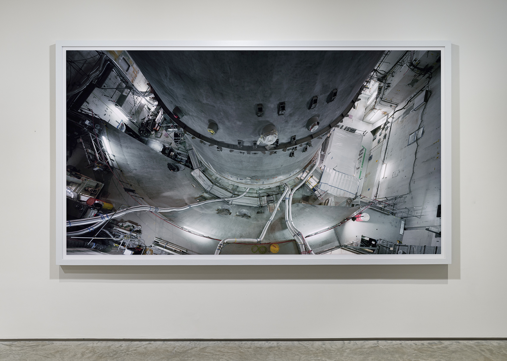 Thomas Struth, Reactor Pressure Vessel Phase Out, AKW Würgassen, Beverungen, Germany, 2009. C-print, 69 1/4 x 122 1/4 inches. Photo by Etienne Frossard.