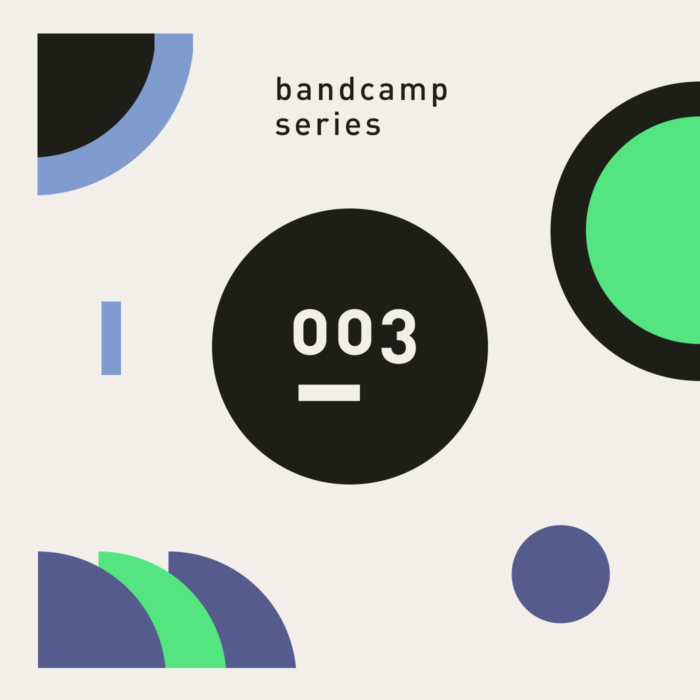 Digital Album Cover for Bandcamp Series 003