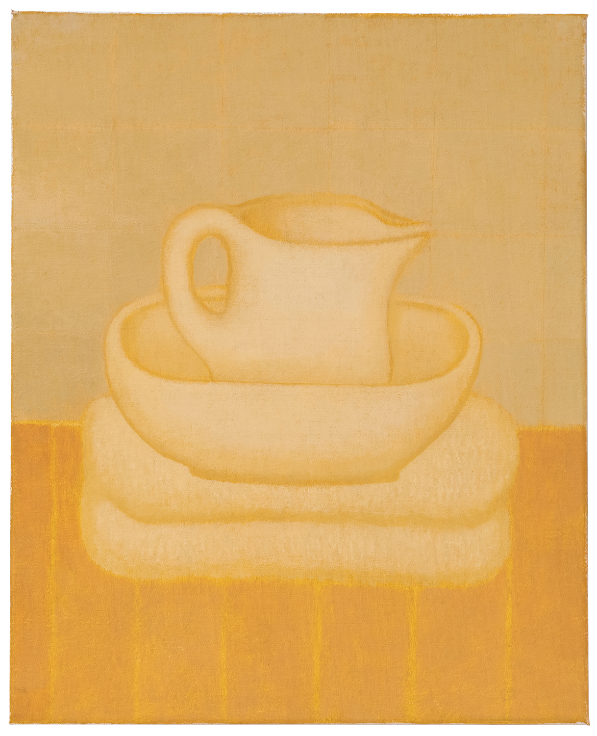 "Louça de banho", 2021, óleo sobre tela