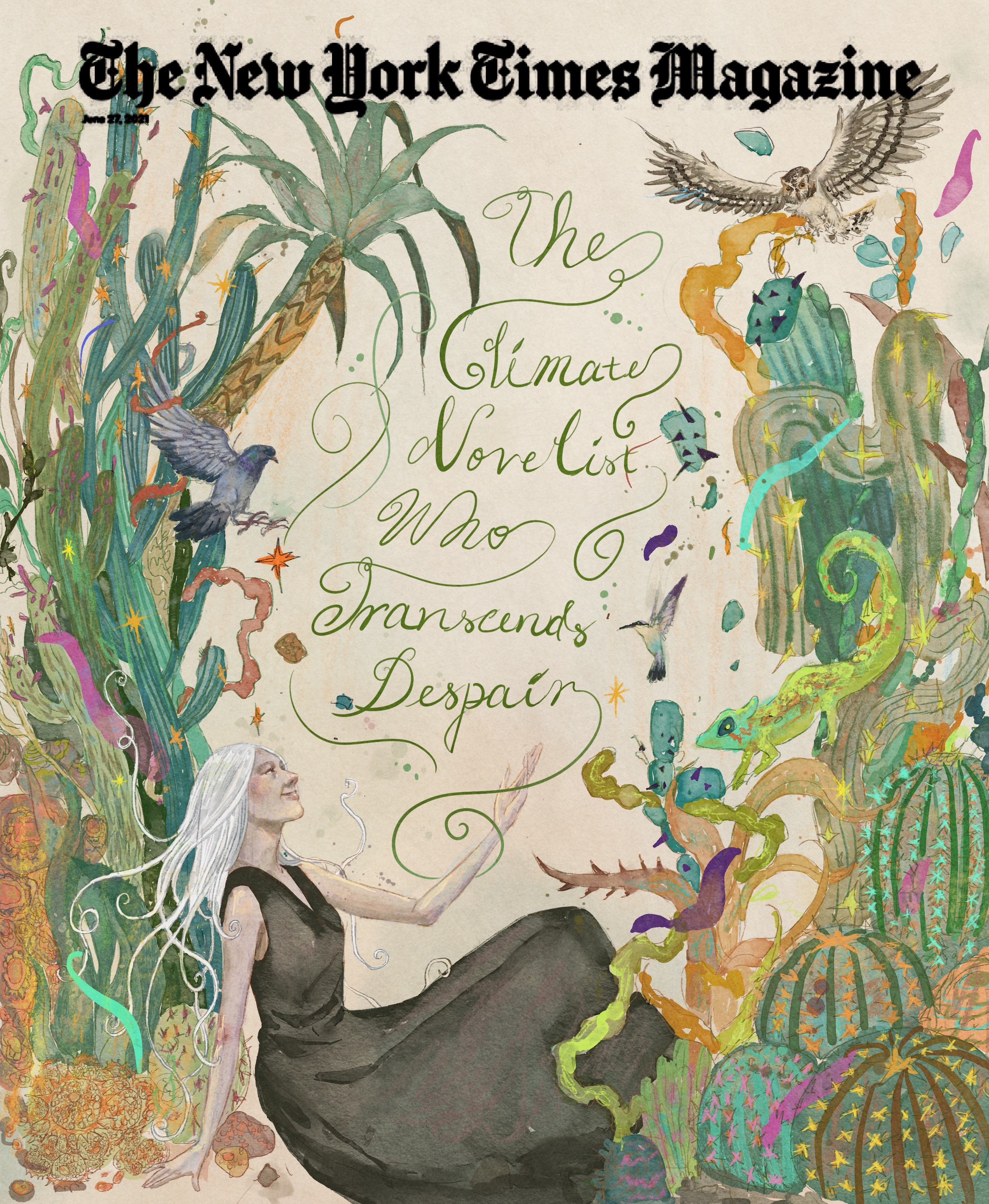 The climate Novelist Who Transcends Despair,Digital, 2023