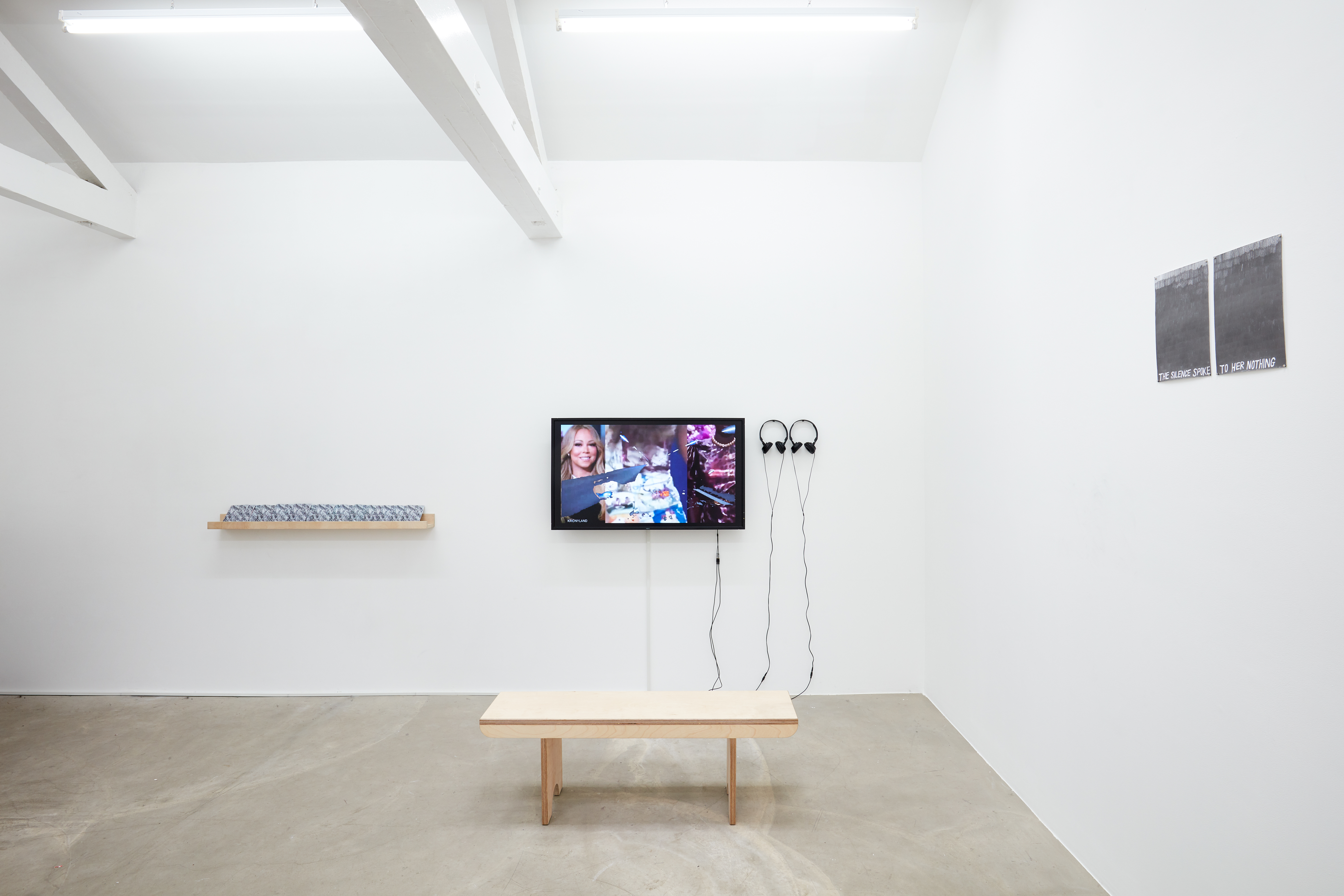 Install view, away, completely: denigrate, courtesy of narrative projects