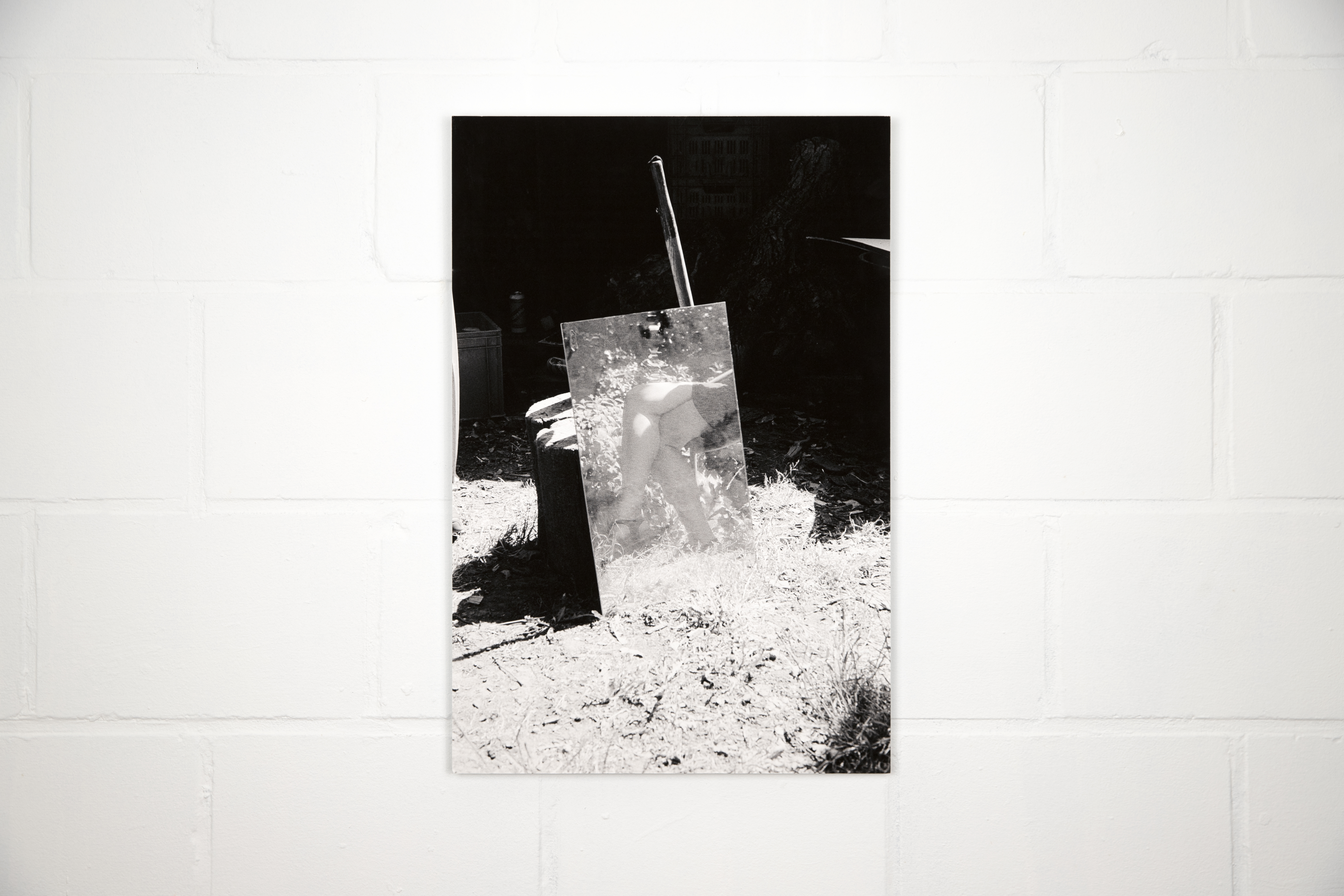 'Benen in spiegel' 400mm x 600mm