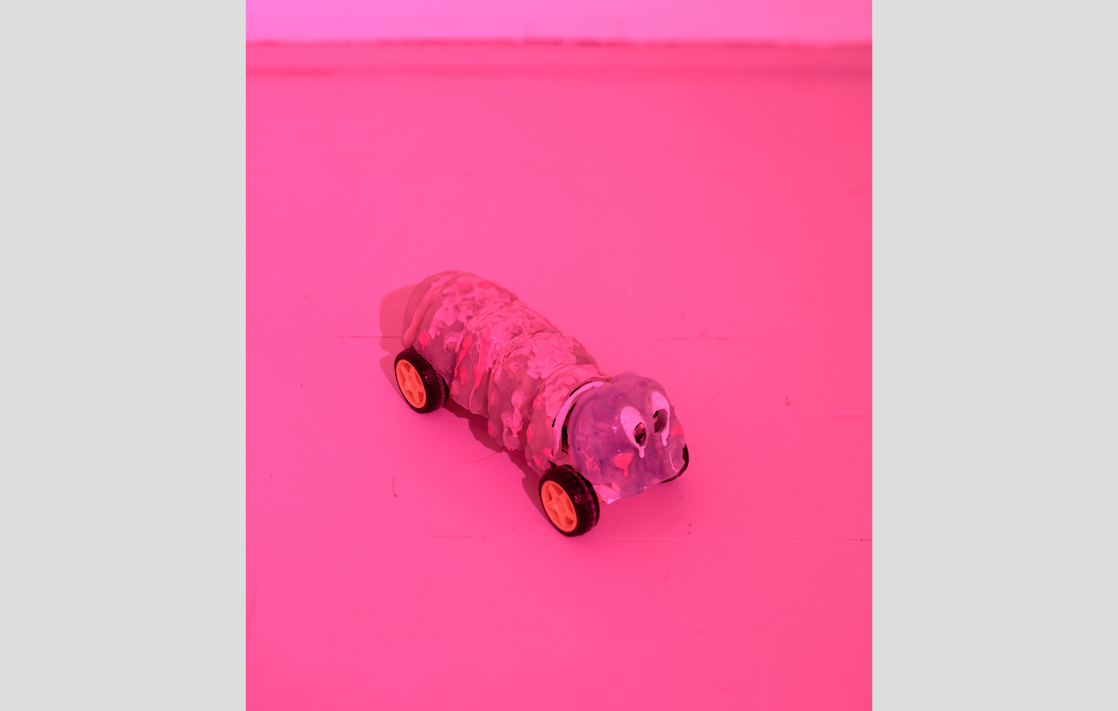 Speaking rolling toy - was rolling around the room whispering words of affirmation