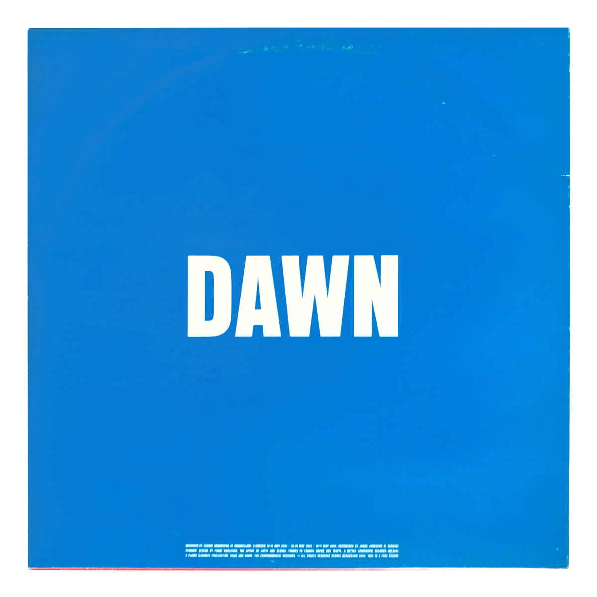 A Better Tomorrow Records ATM 001 Henrik Håkansson - Dusk Dawn Design: Fubbi Karlsson (credited)