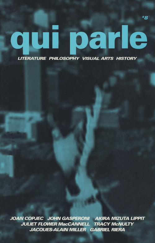 Qui Parle, Volume 9, Number 2, Spring/Summer 1996