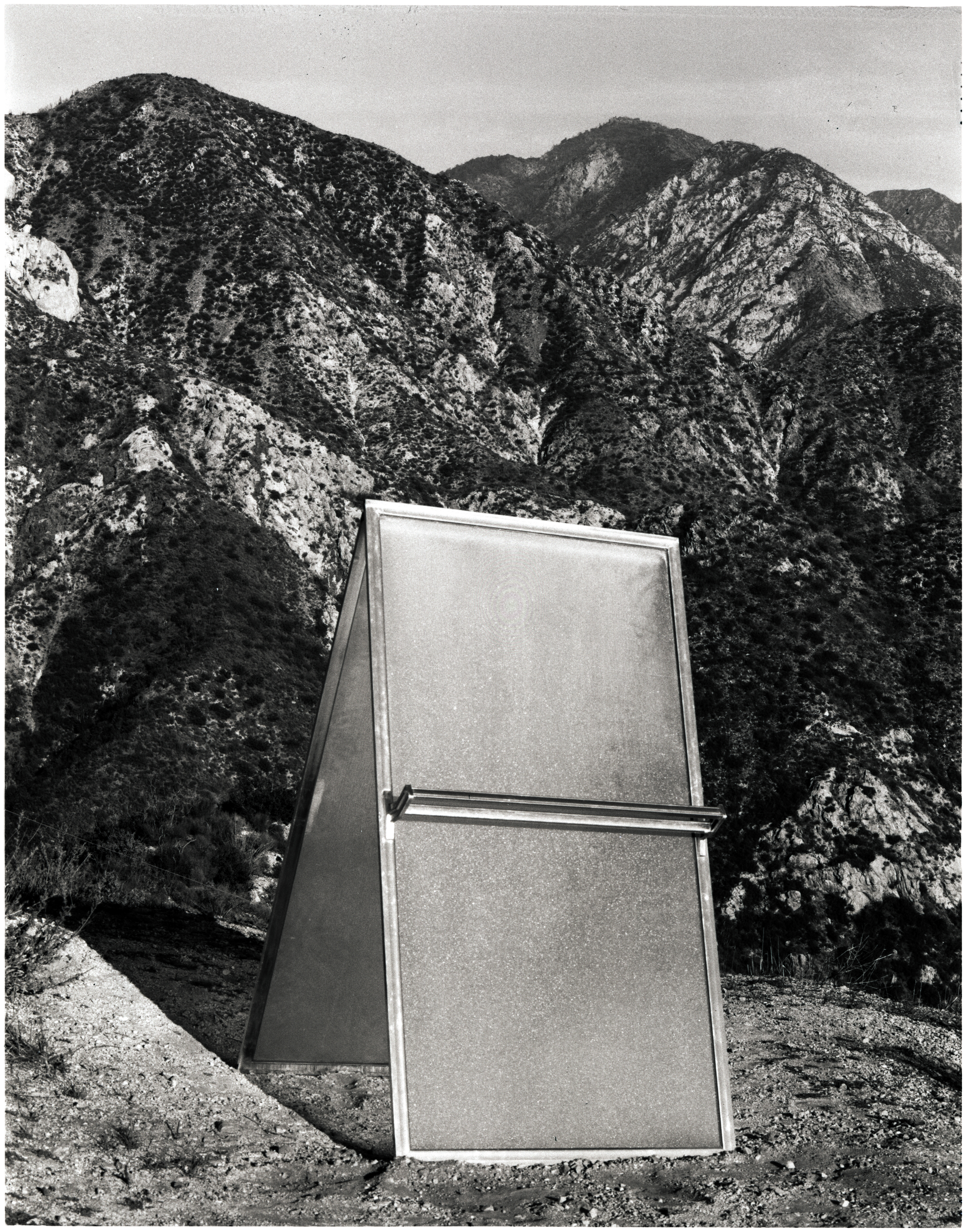 The Snowy Peaks Rose Against the Blue of a Cloudless Sky, 20144x5 black and white negative film61.694 x 78.819 in.156.7 x 200.2 cm