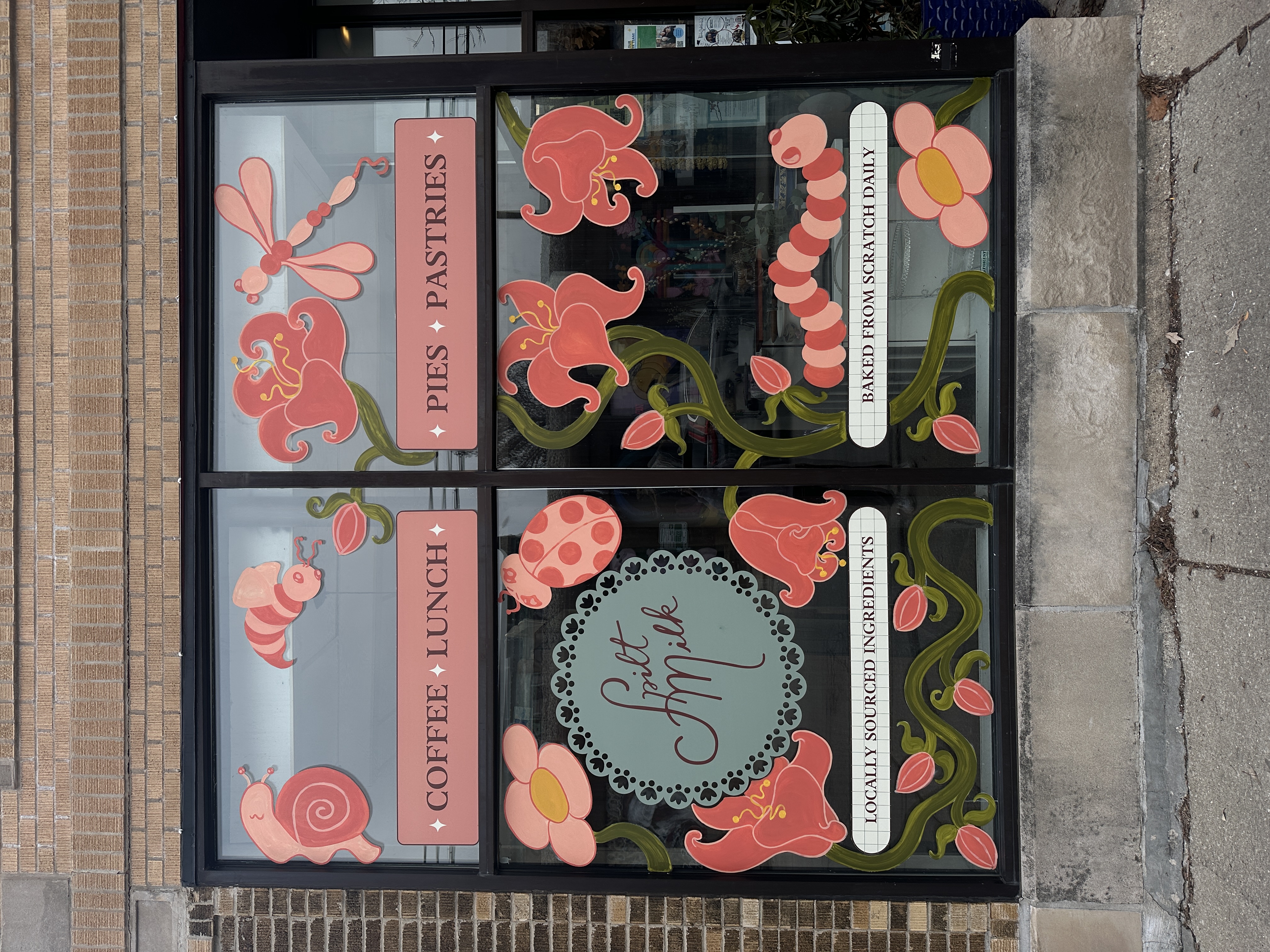 Spring Windows @ Spilt Milk Pastry, Oak Park, IL / 2025