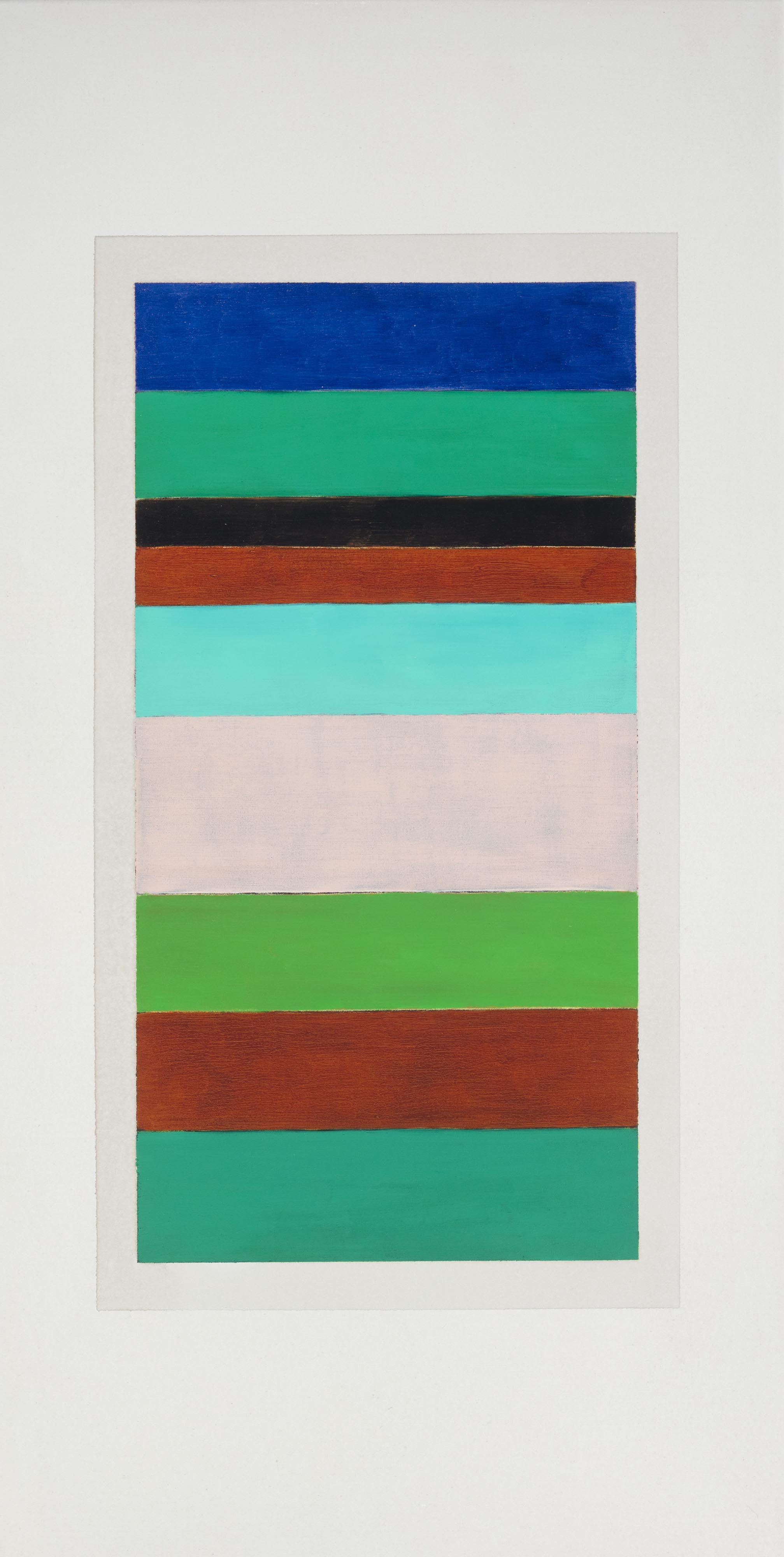 Yulin25#2, 2025, ink, oil on canvas, 120 x 60 cm