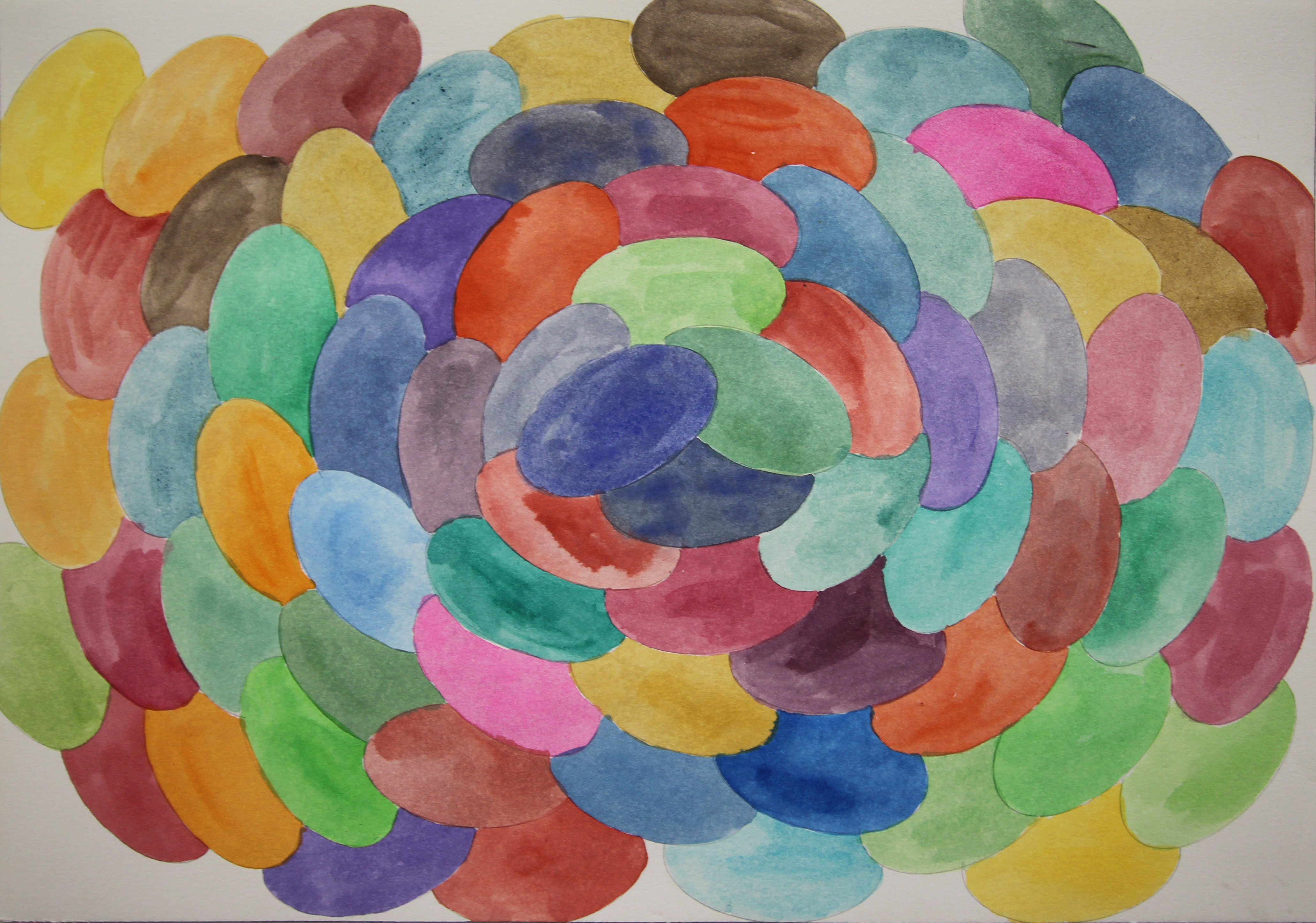 Sin t&iacute;tulo, 2023. Acuarela y l&aacute;piz sobre papel, 25 x 35,5 cm.