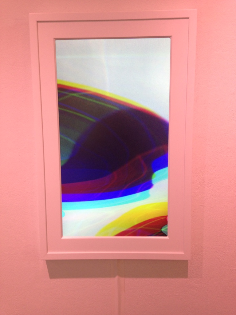 Algorithmic computer on display on the Meural digital canvas, 20"x30". 2016