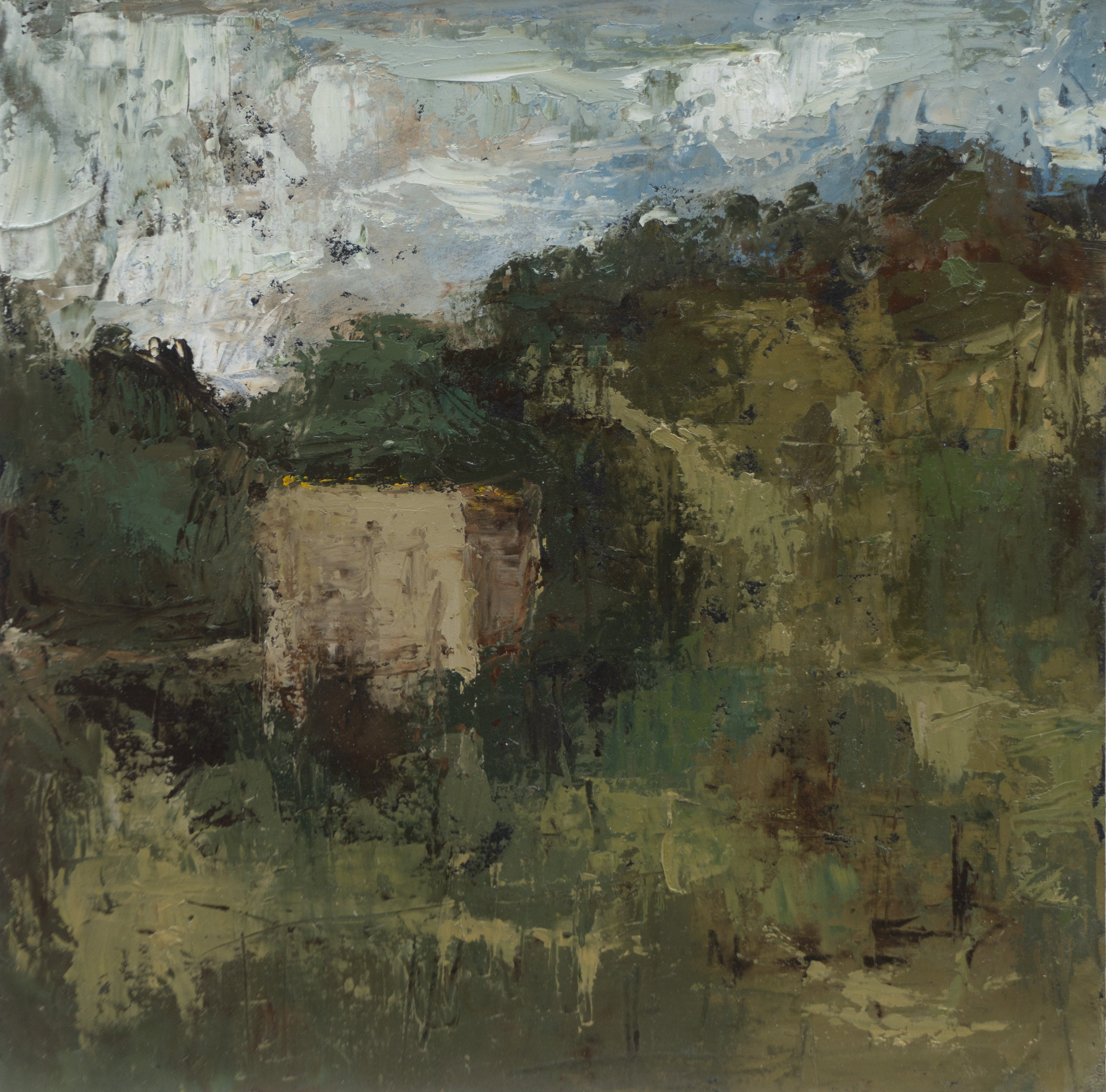 21x21 C.M. Oil on paper