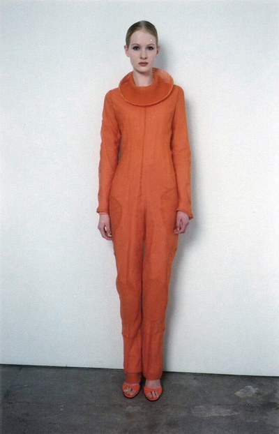 Helmut Lang jumpsuit, fall/winter 1999, USA. Gift of HL – a…